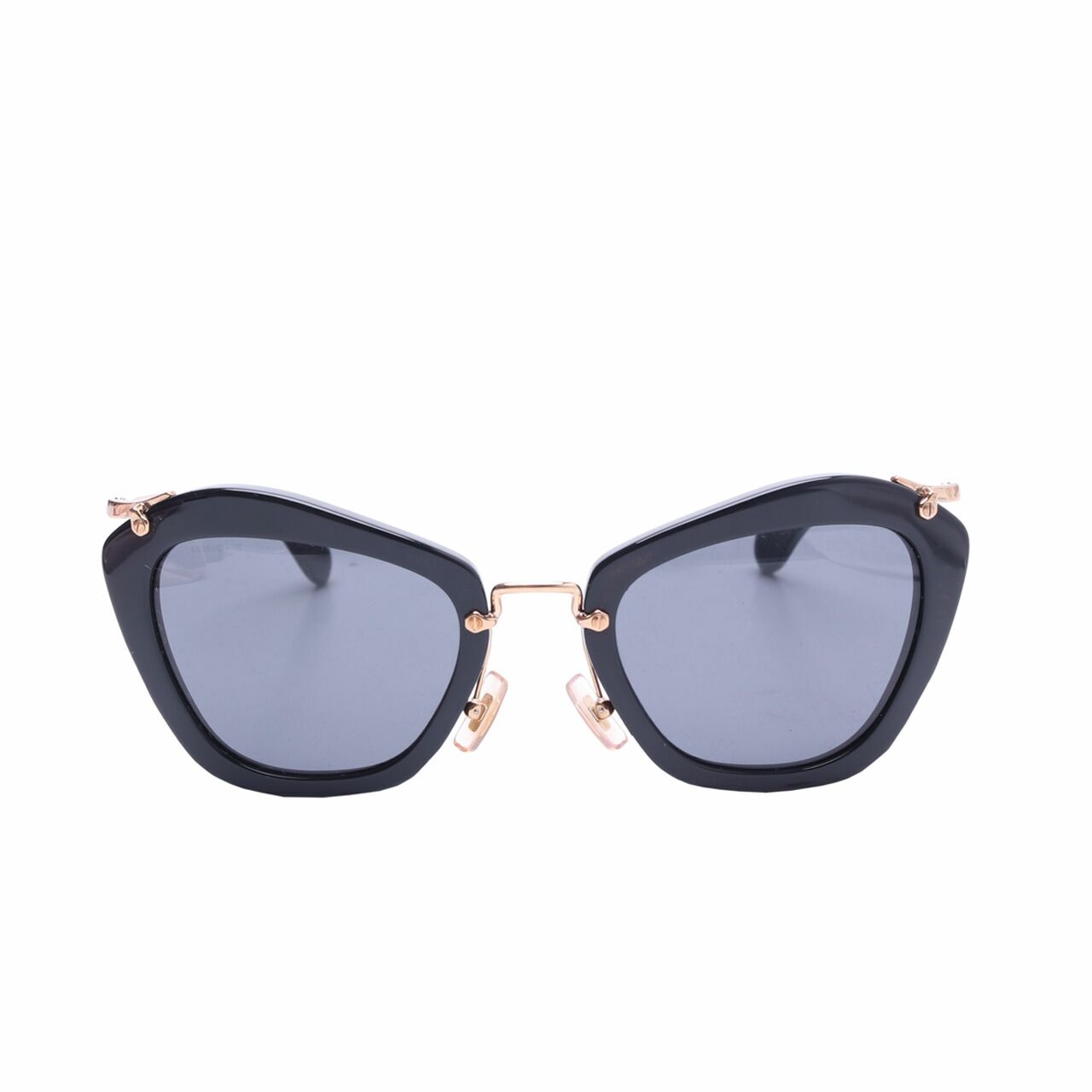 Miu Miu Havana Cat Eye Black Sunglasses