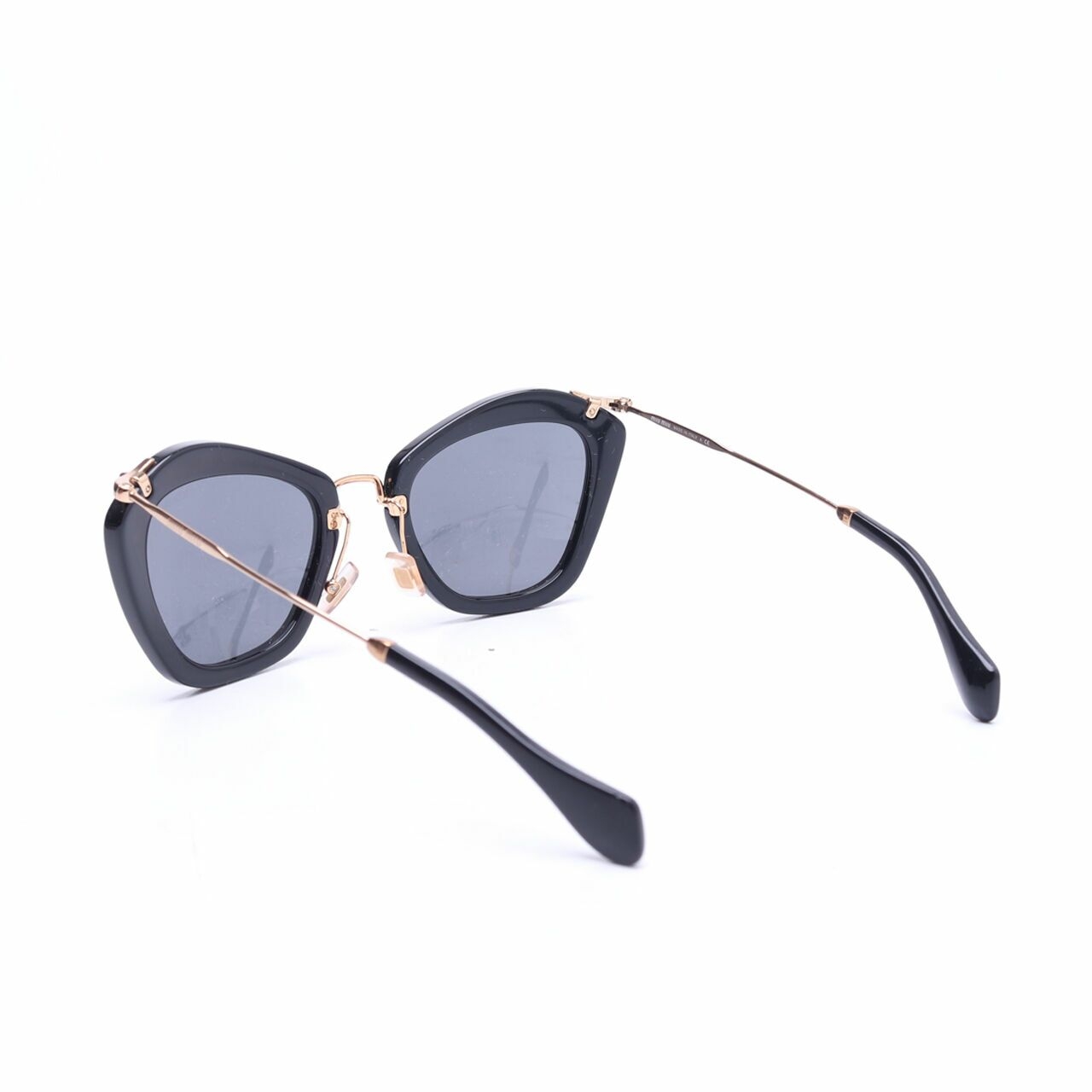 Miu Miu Havana Cat Eye Black Sunglasses