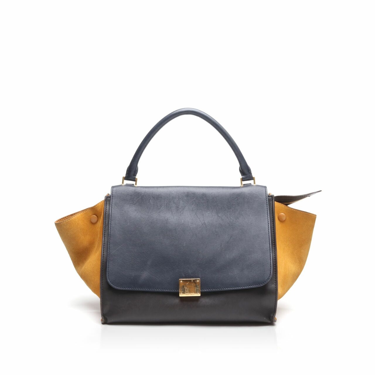 Celine Trapeze Tricolor Bag Satchel