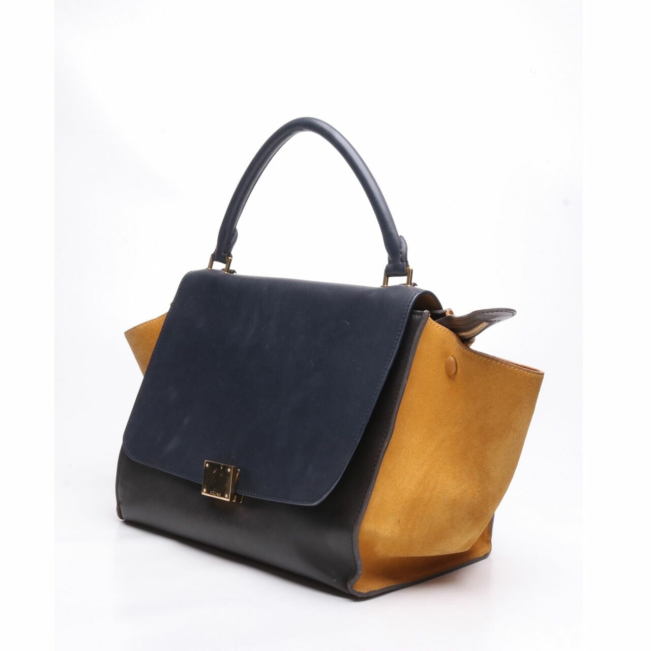 Celine Trapeze Tricolor Bag Satchel