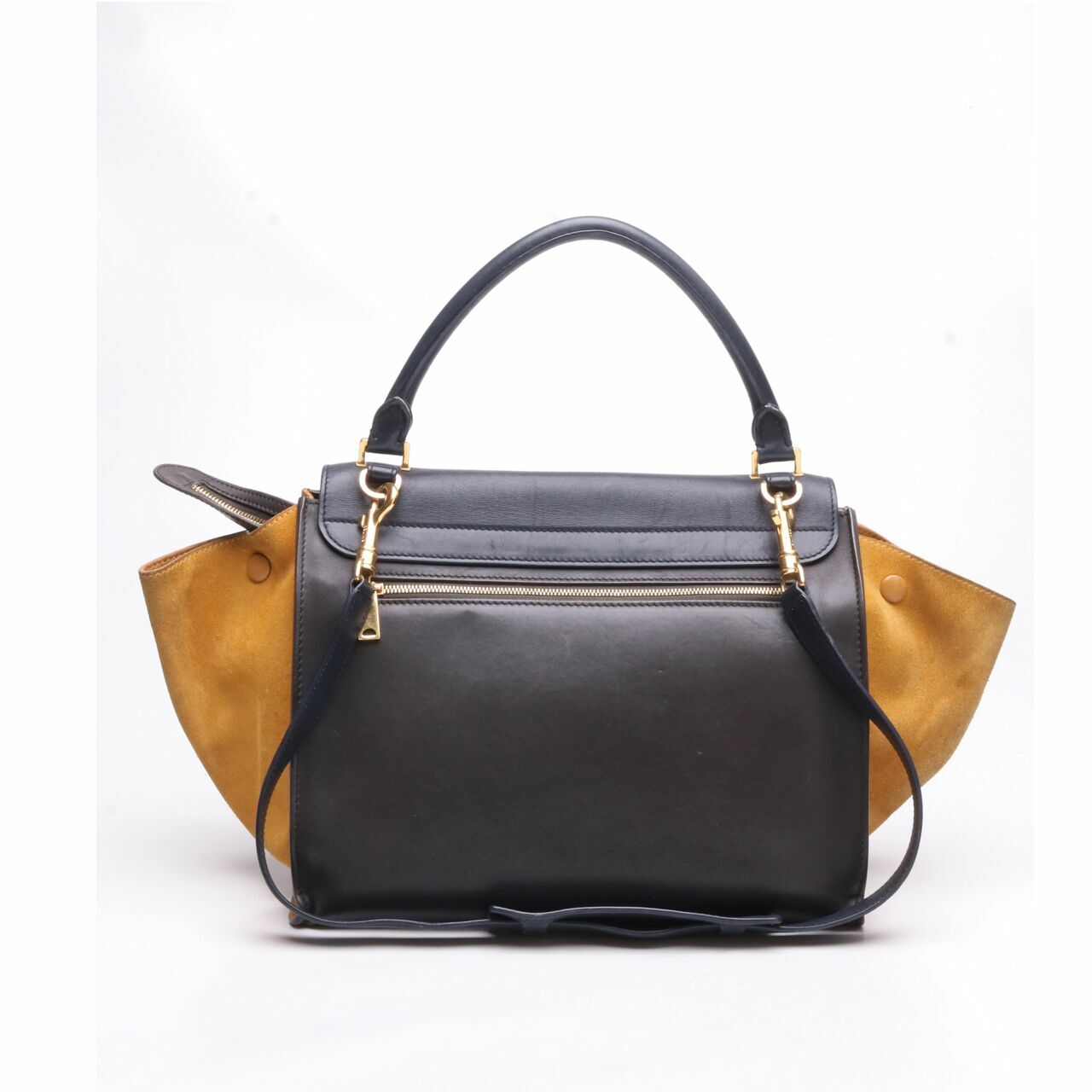 Celine Trapeze Tricolor Bag Satchel