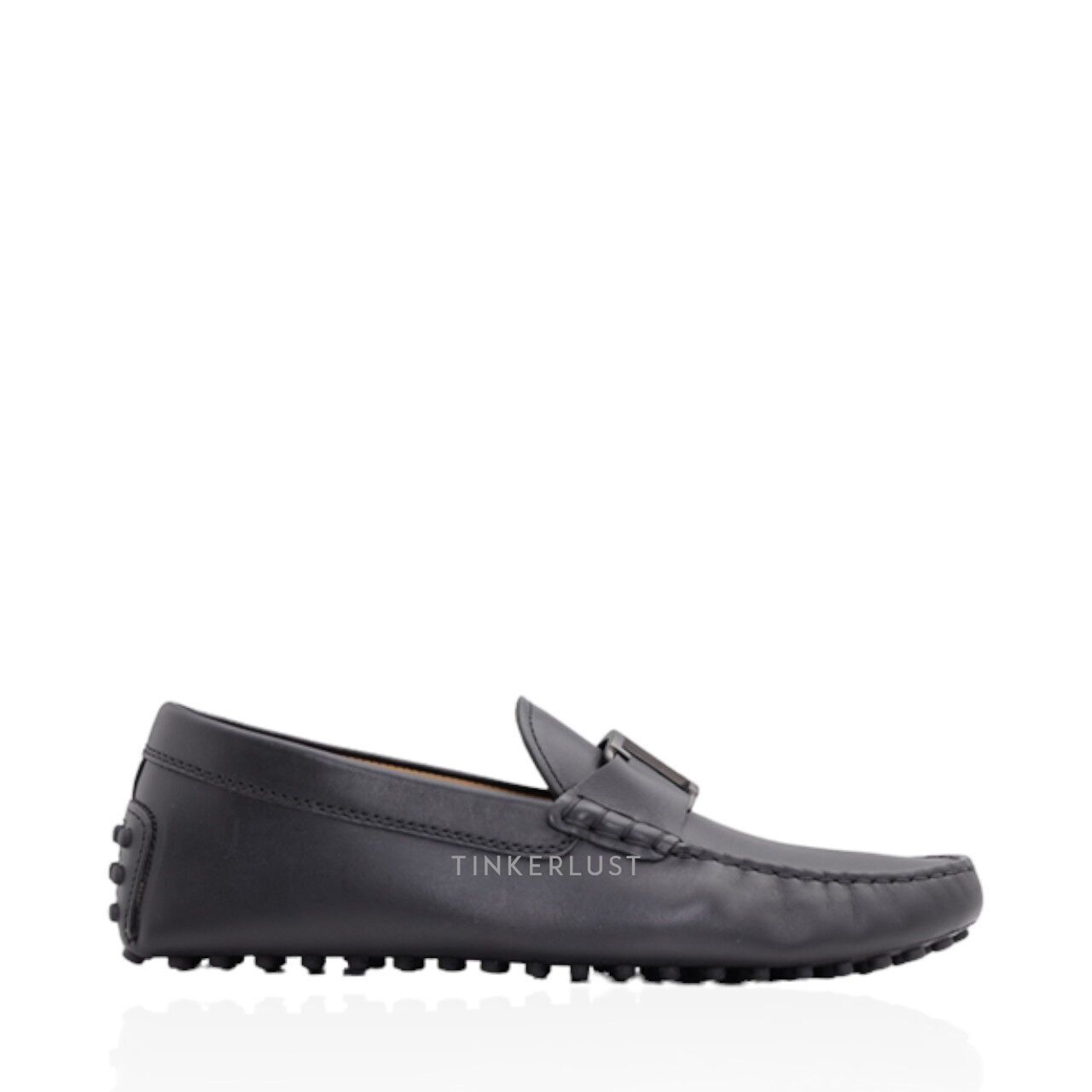 Tod's Men T Timeless Gommino Driving Shoes in Black Leather