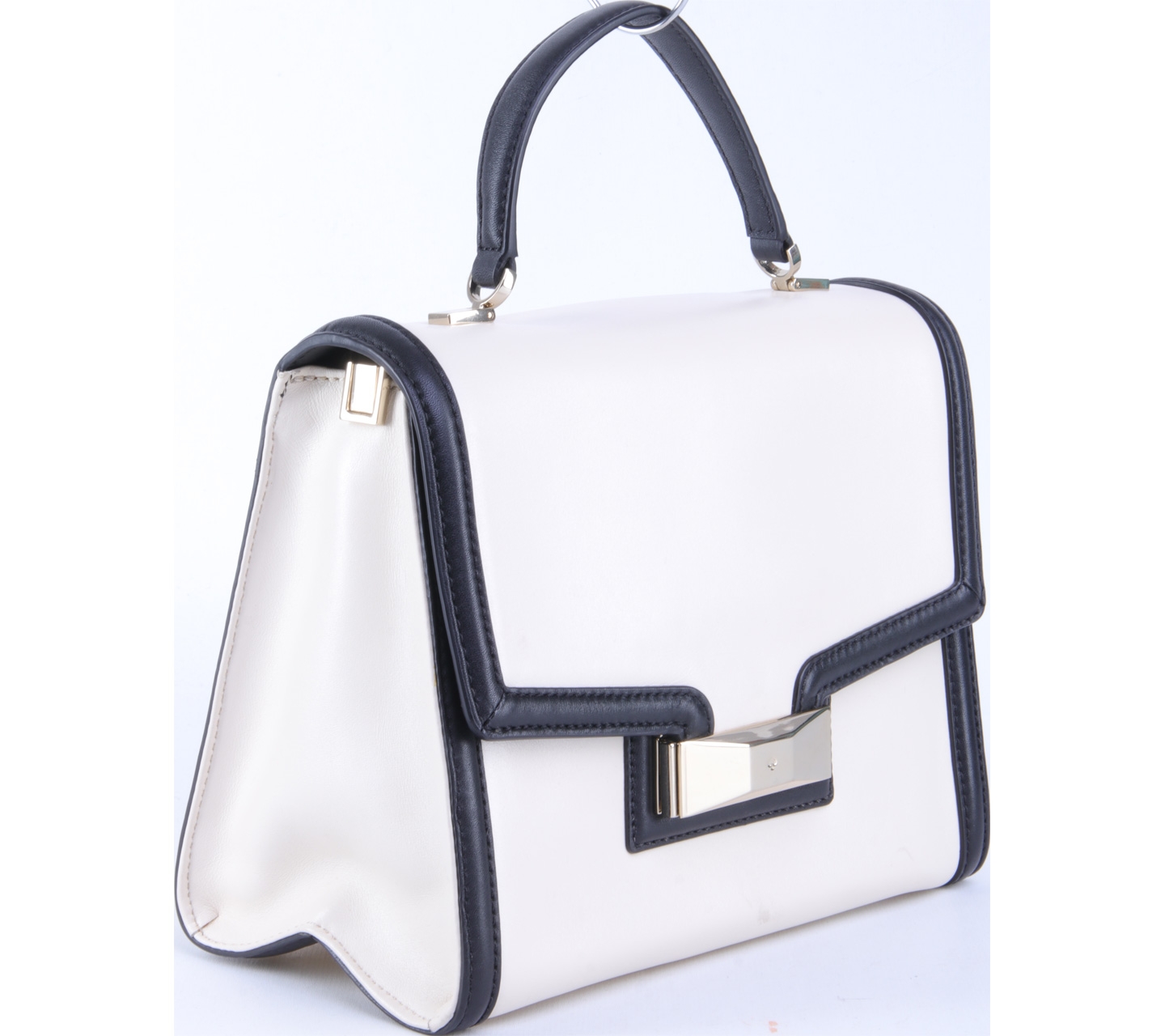 Kate Spade White And Black Satchel