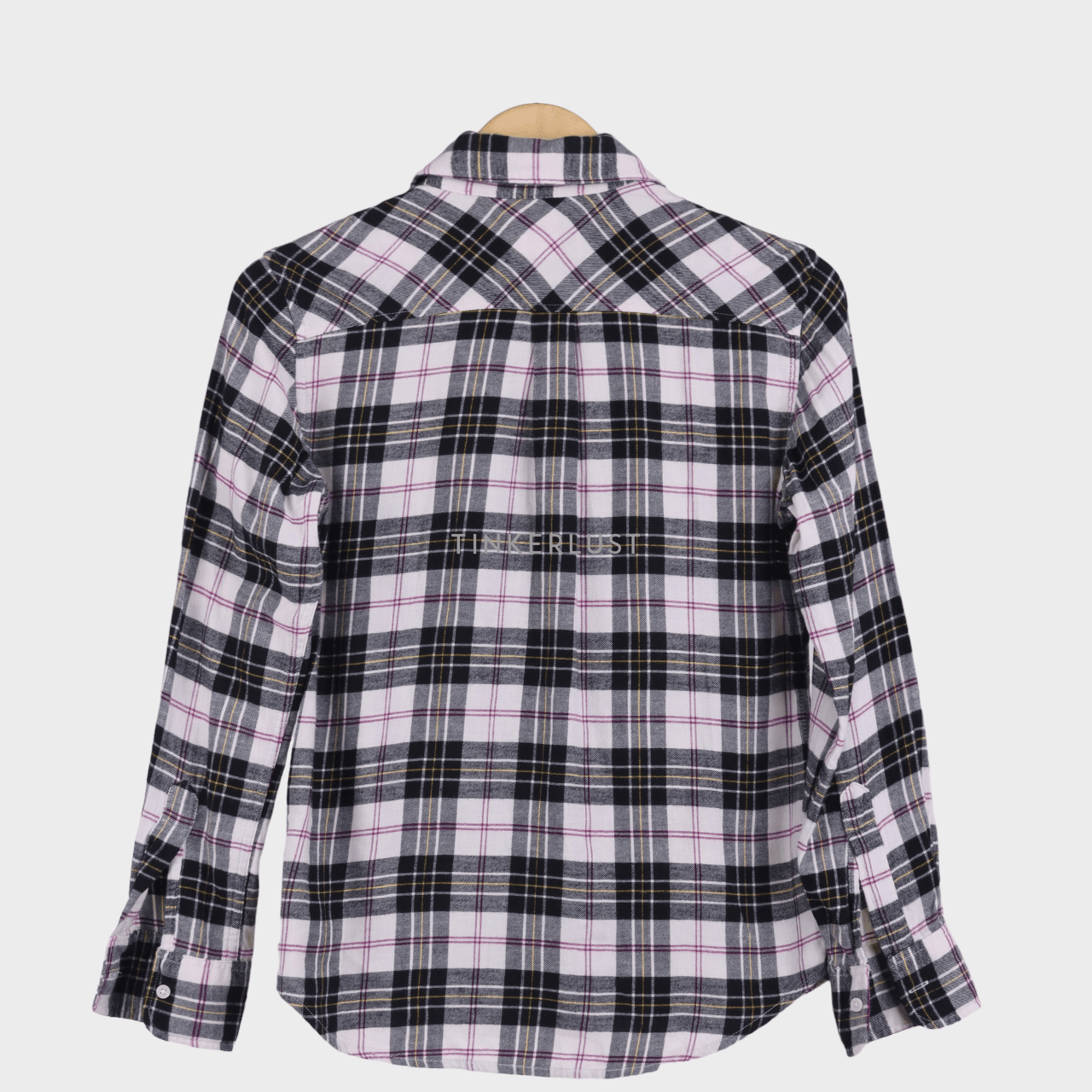 UNIQLO Black & Multi Plaid Shirt