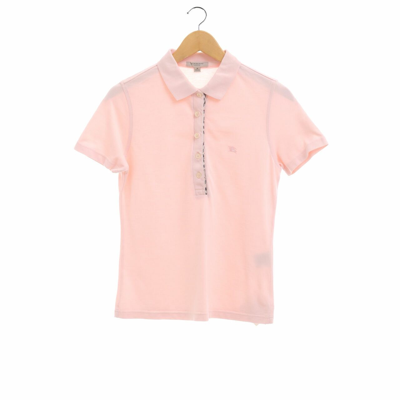 Burberry Pink Polo T-Shirt