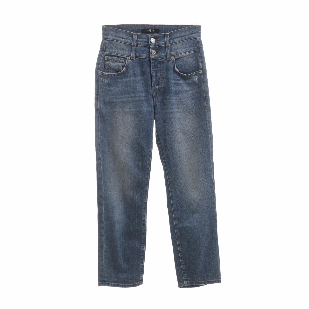 7 For All Mankind Blue Long Pants