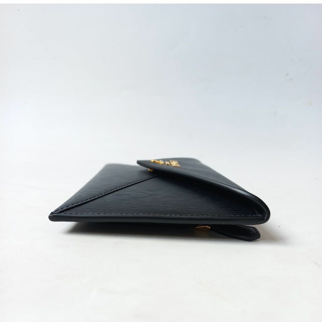 Prada Envelope Wallet Black GHW