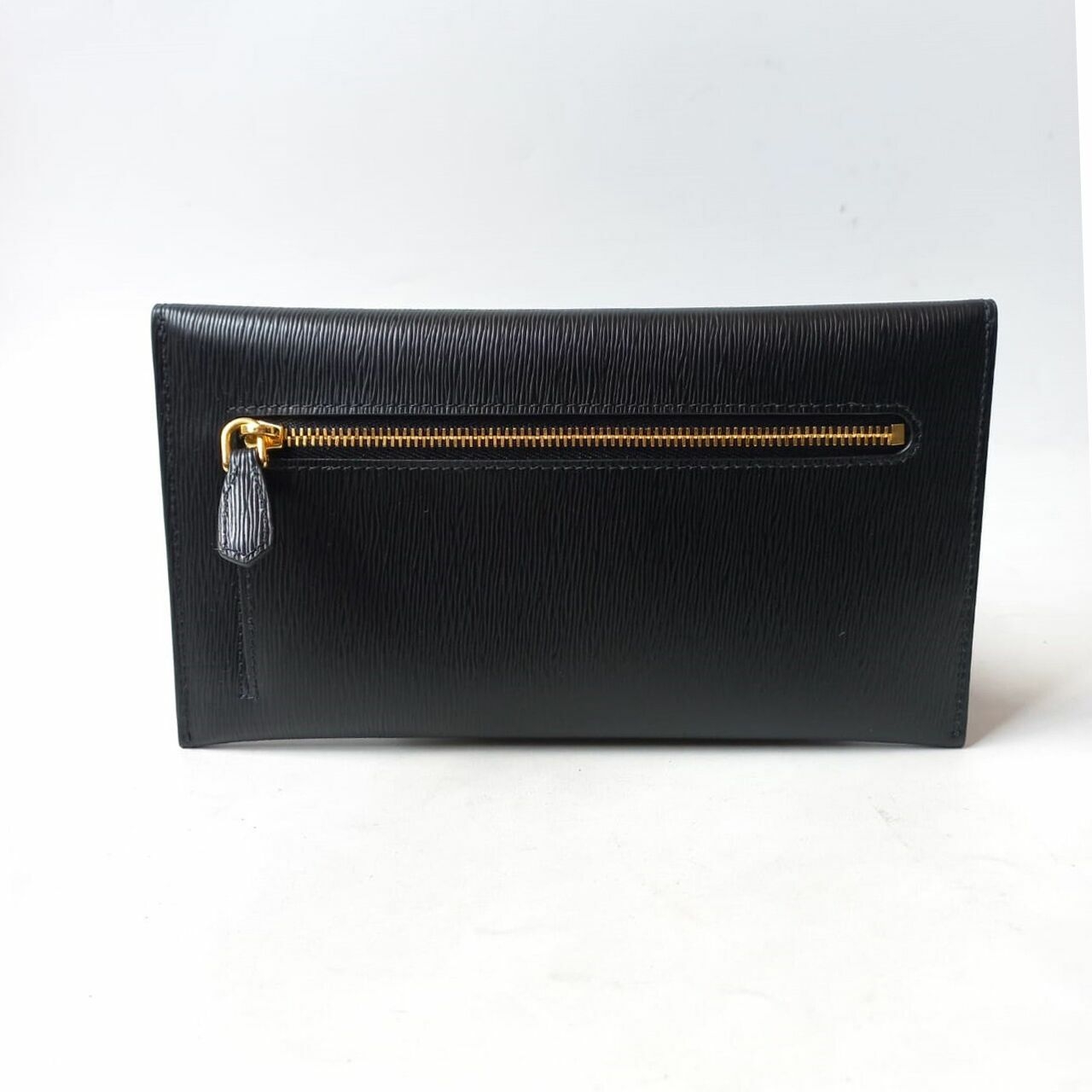 Prada Envelope Wallet Black GHW