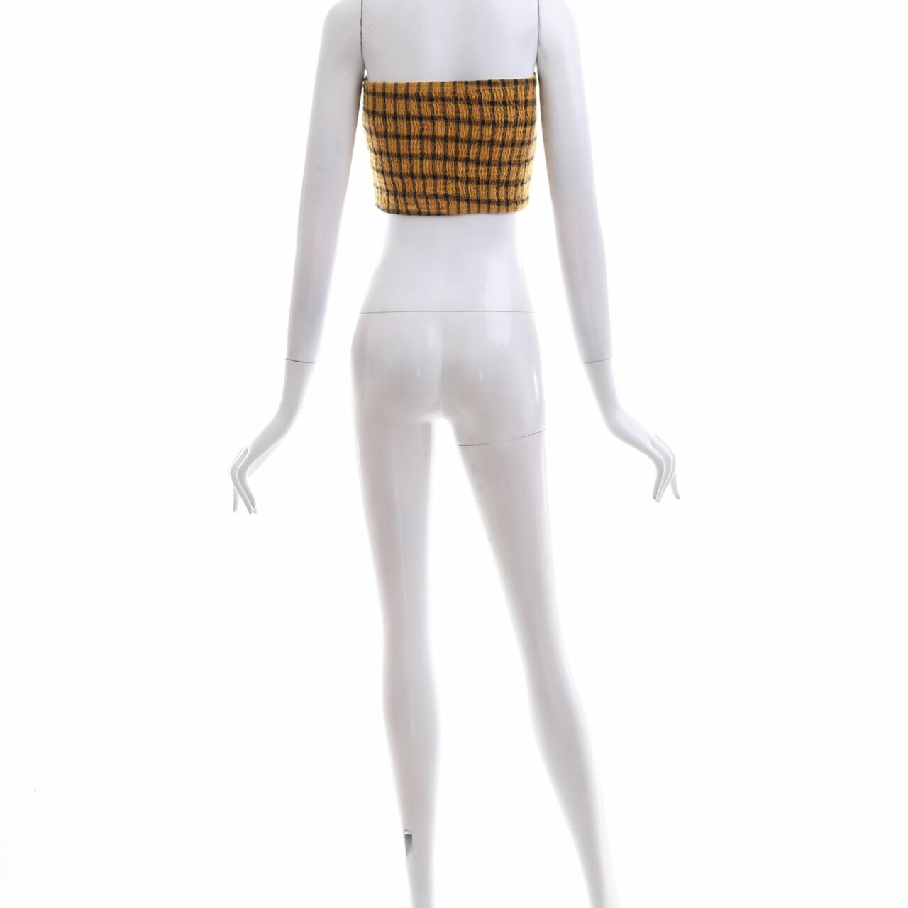 Private Collection Mustard & Black Tube Sleeveless