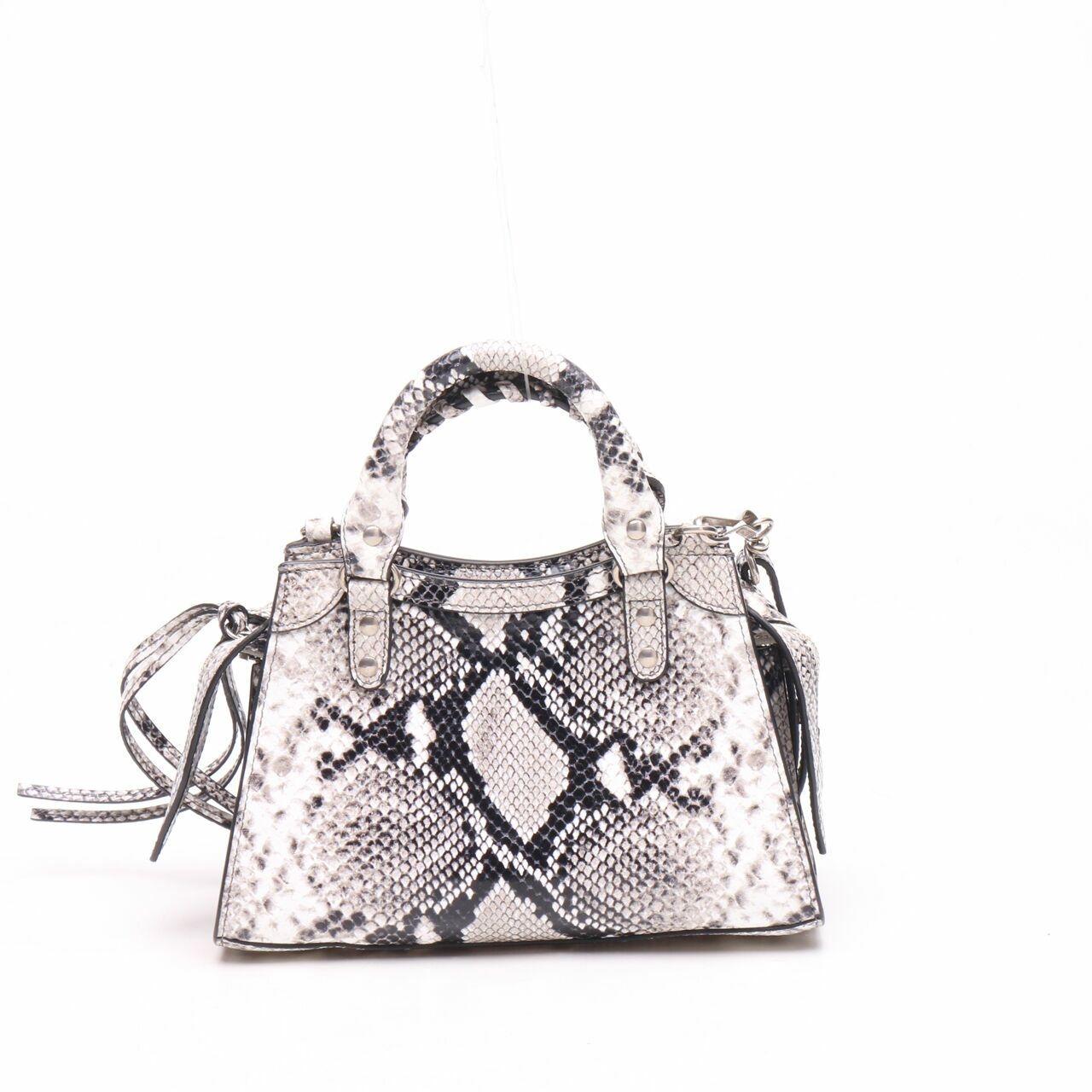 Balenciaga Neo Mini Python Top Satchel