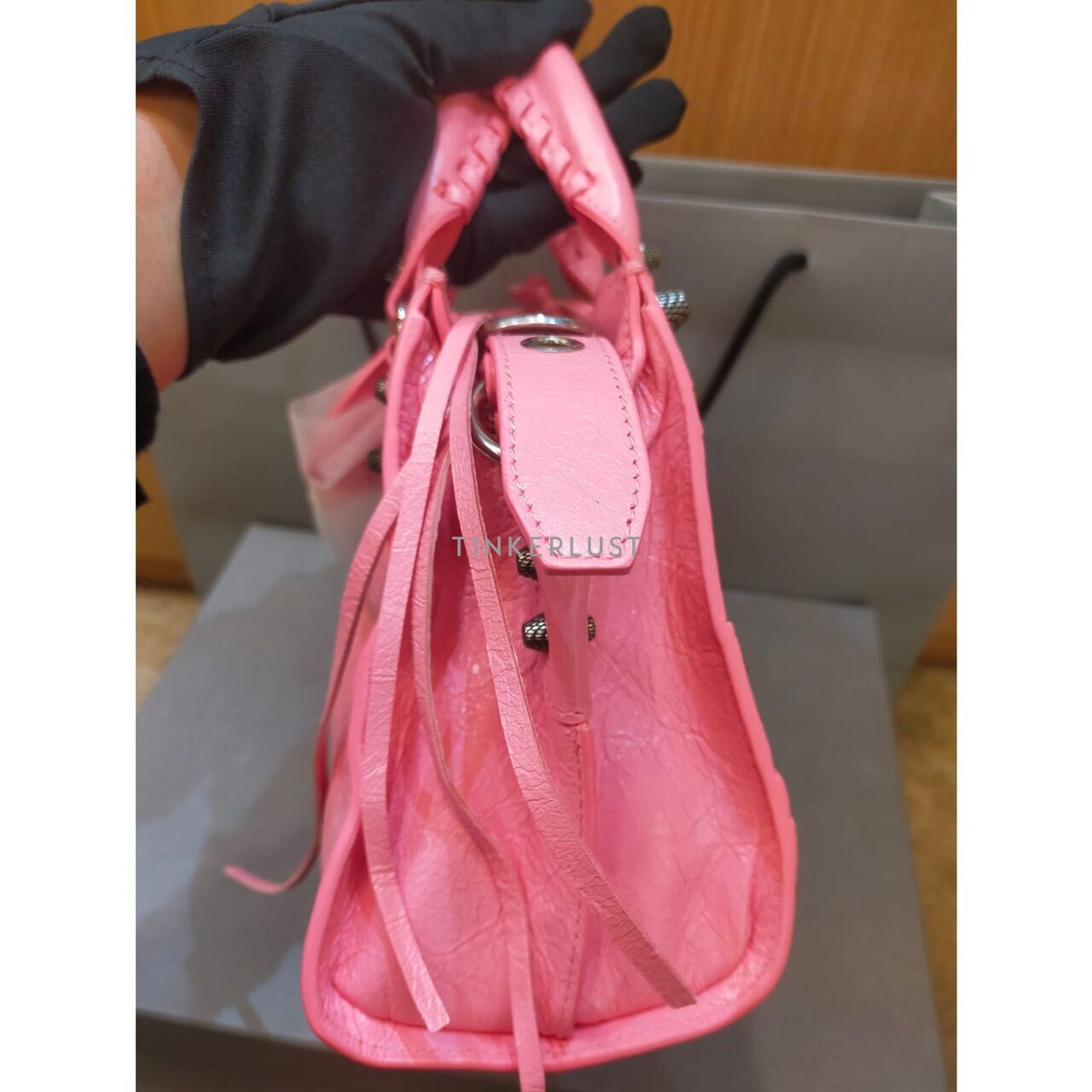 Balenciaga Neo Cagole Small City Sweet Pink Satchel