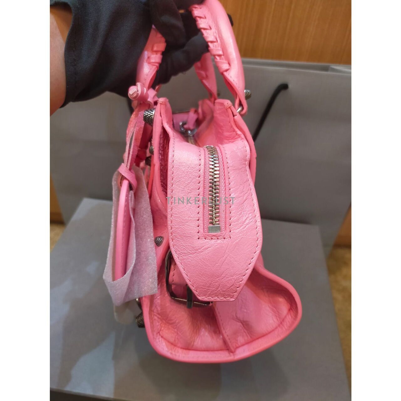 Balenciaga Neo Cagole Small City Sweet Pink Satchel