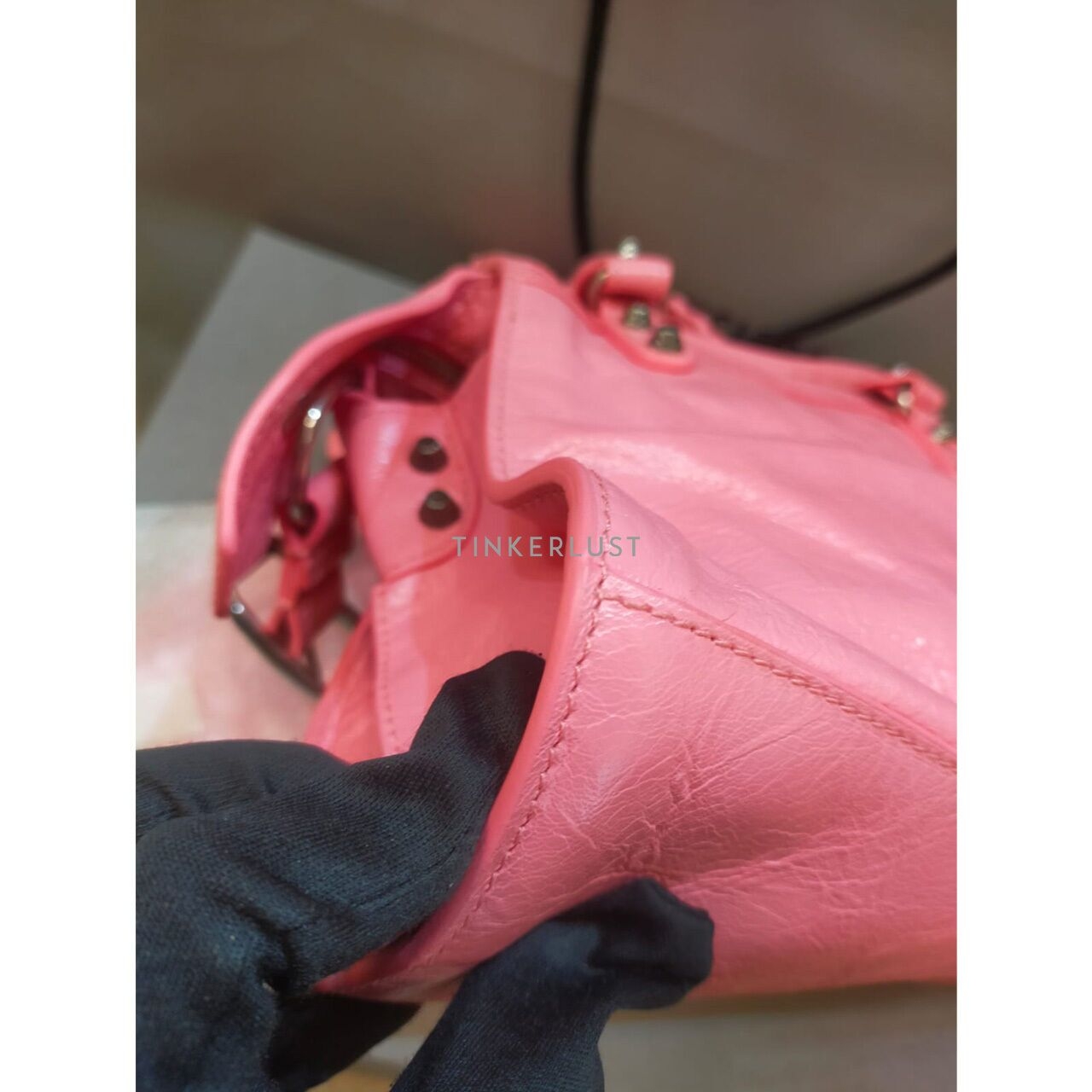 Balenciaga Neo Cagole Small City Sweet Pink Satchel