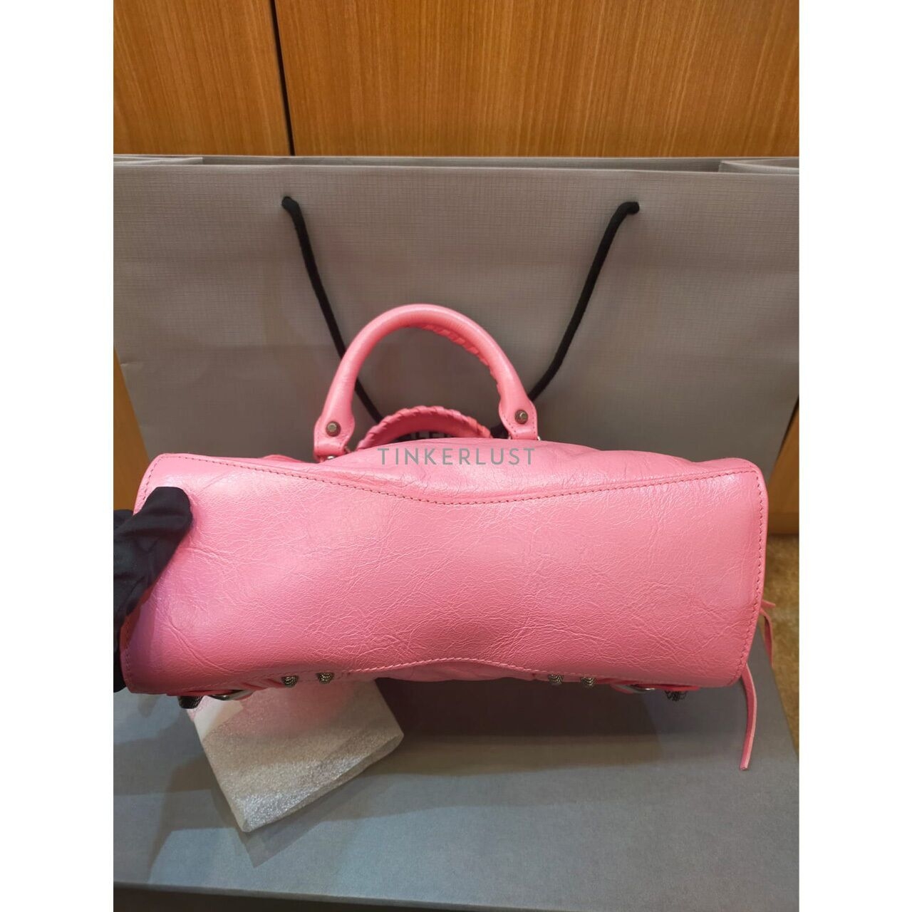 Balenciaga Neo Cagole Small City Sweet Pink Satchel