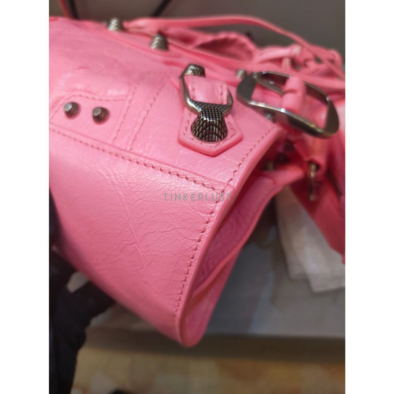 Balenciaga Neo Cagole Small City Sweet Pink Satchel