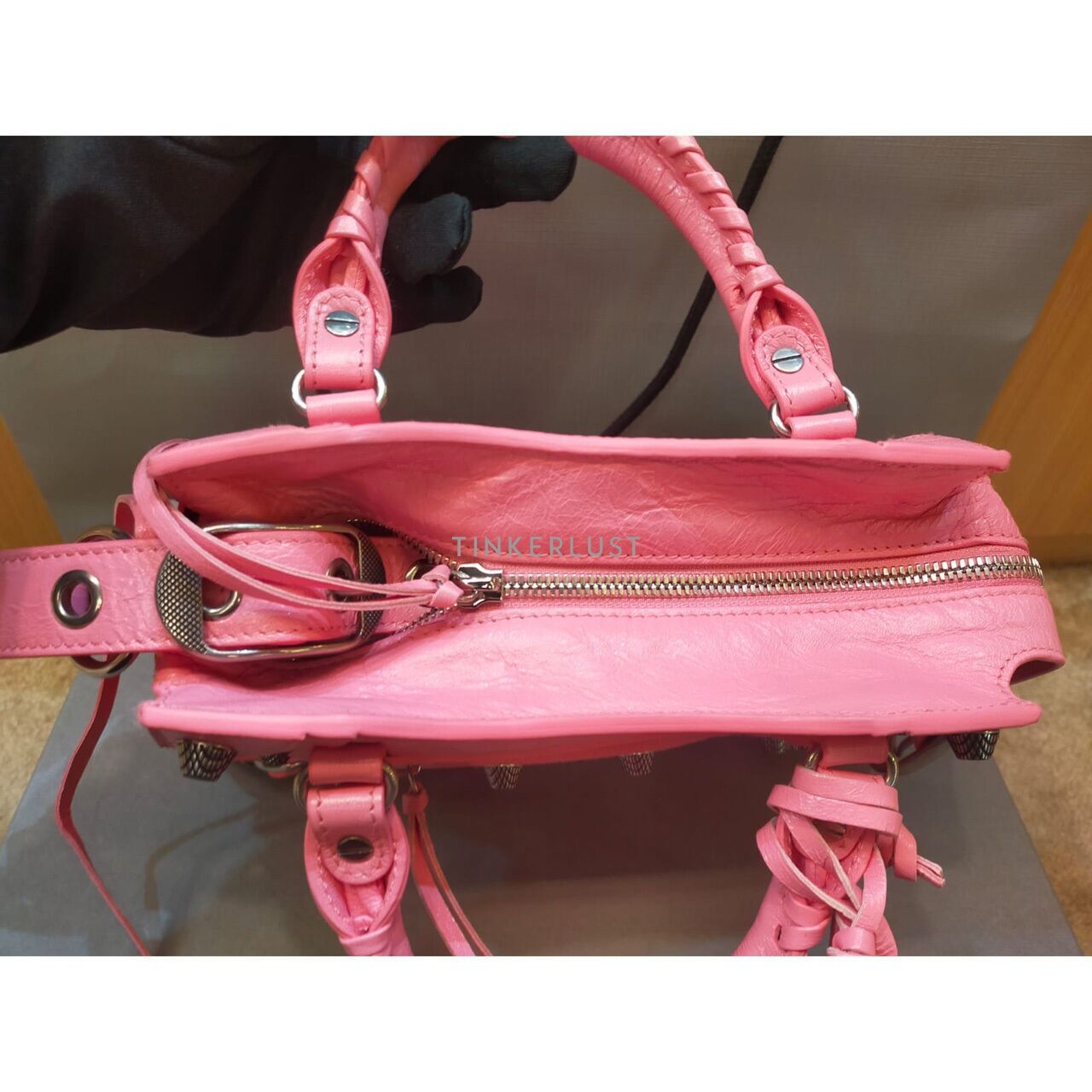 Balenciaga Neo Cagole Small City Sweet Pink Satchel