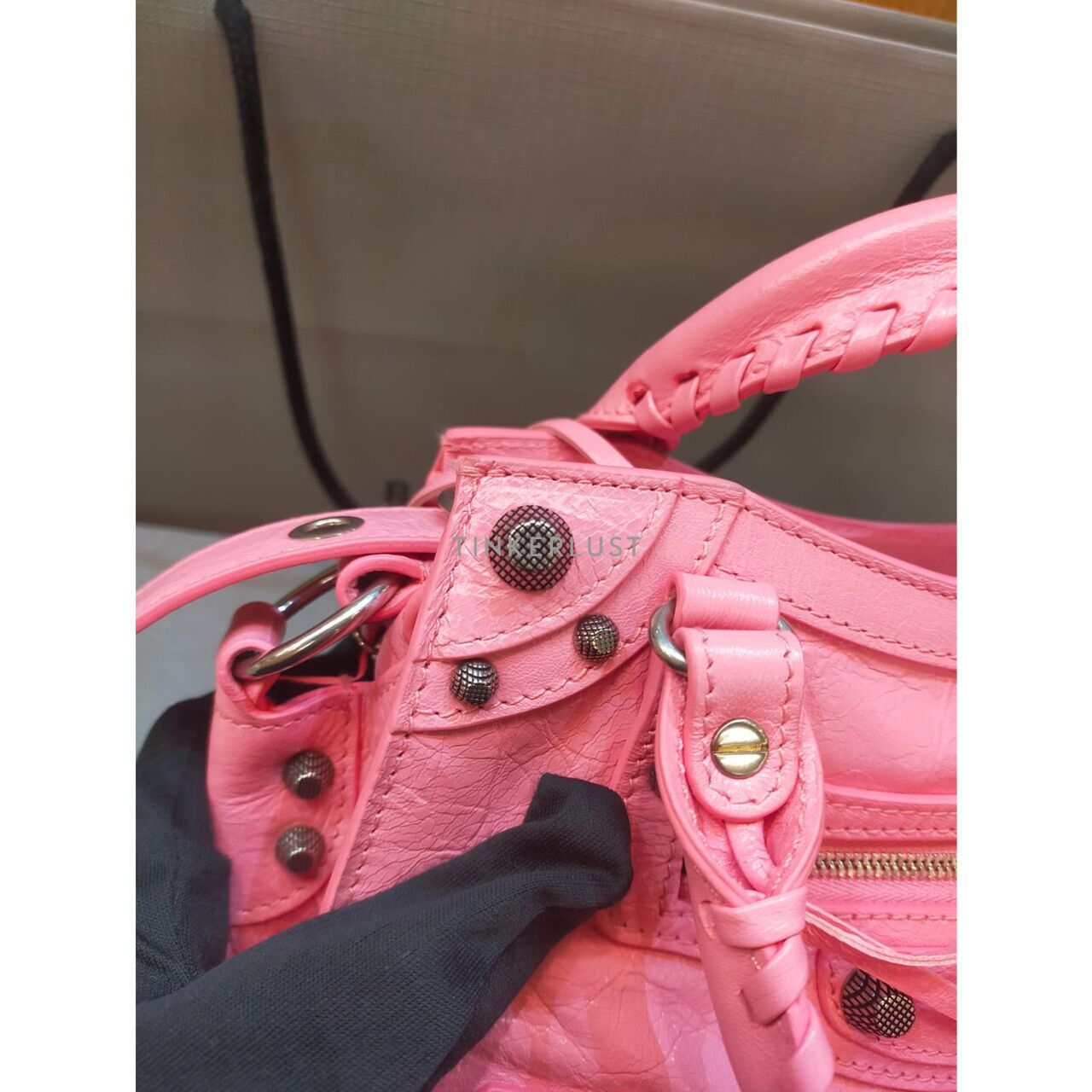 Balenciaga Neo Cagole Small City Sweet Pink Satchel