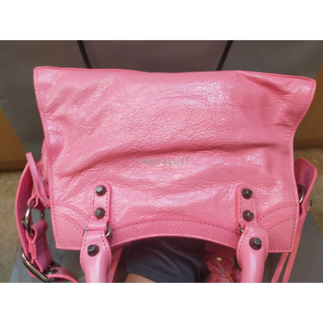 Balenciaga Neo Cagole Small City Sweet Pink Satchel