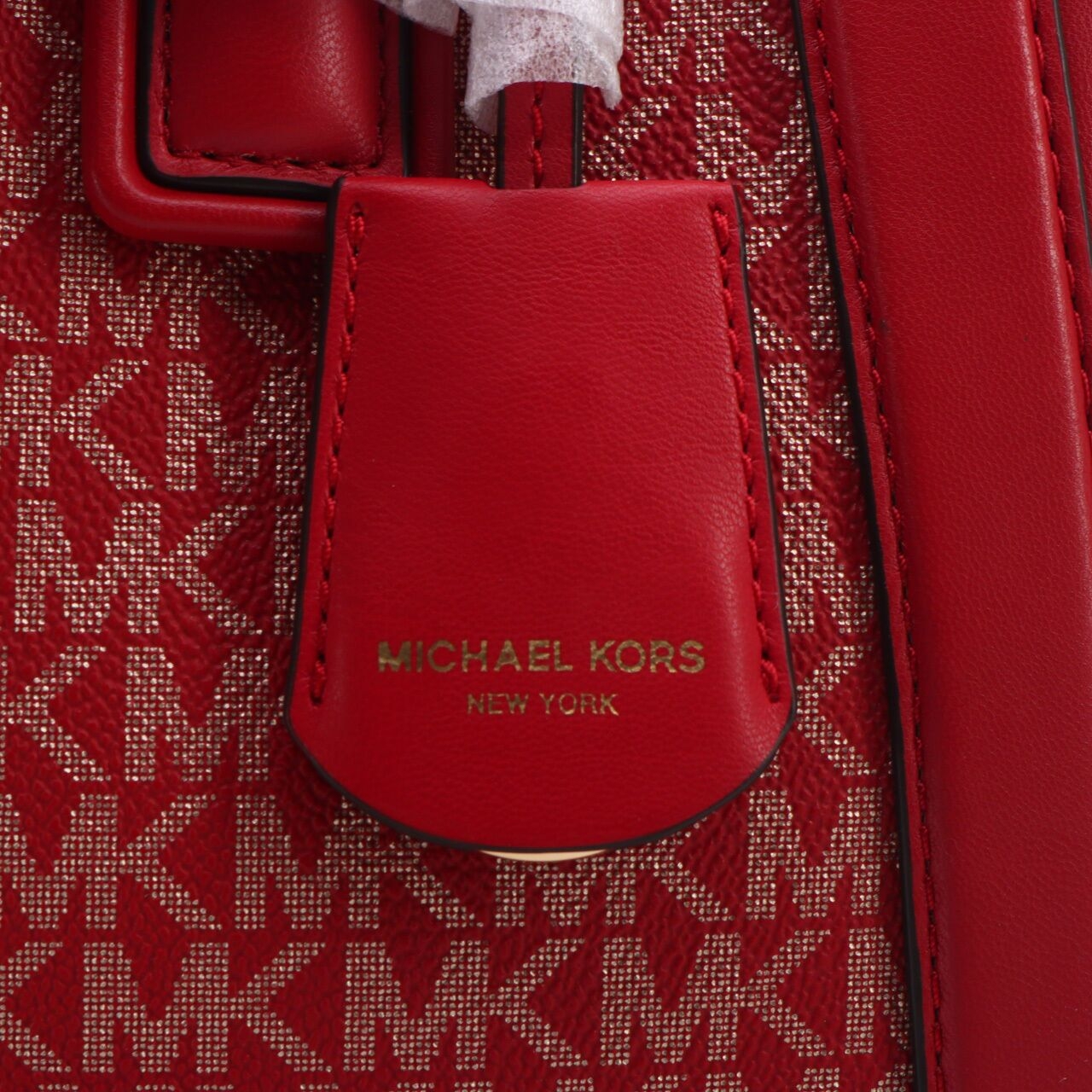 Michael Kors Kali 35F2S6KS6V Medium Satchel with Ipad case Chili Satchel