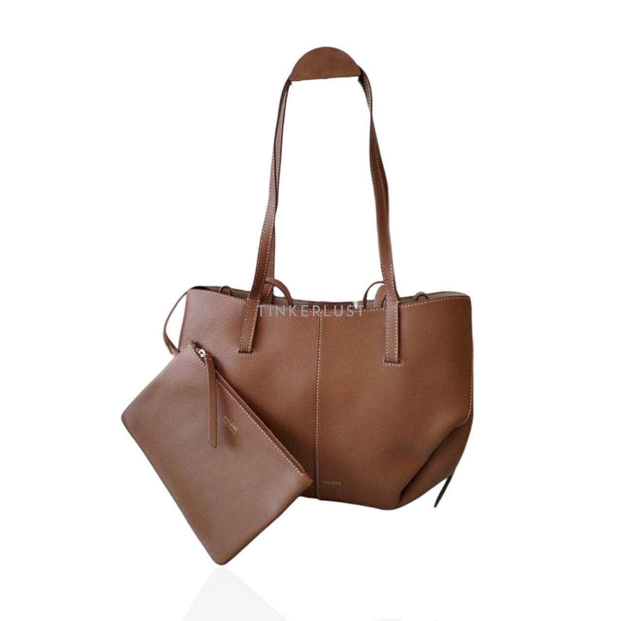 Polene Cyme Mini Camel Shoulder Bag