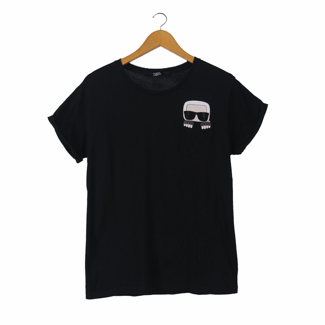 Karl Lagerfeld Black T-Shirt