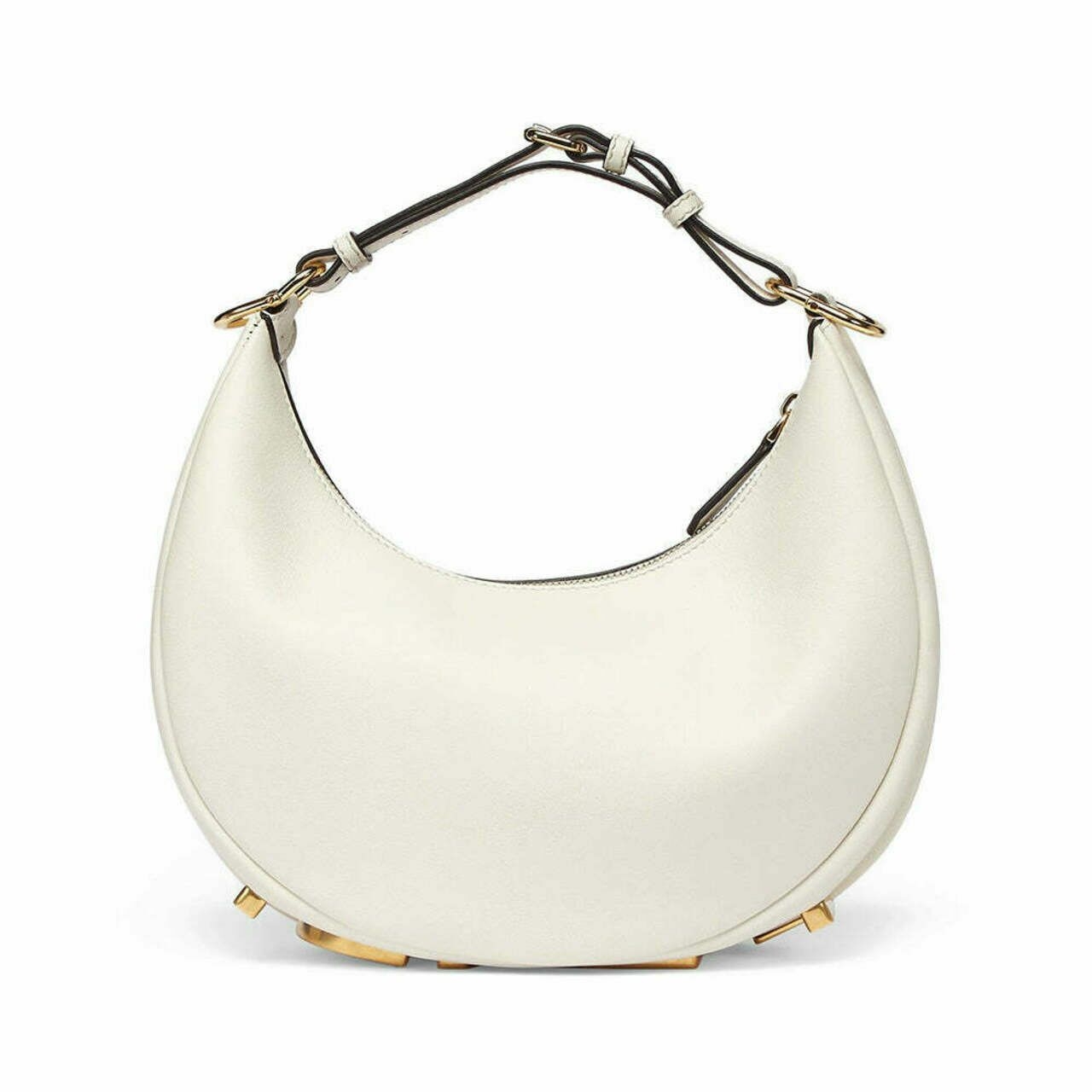 Fendi F'graphy Small Hobo Bag White