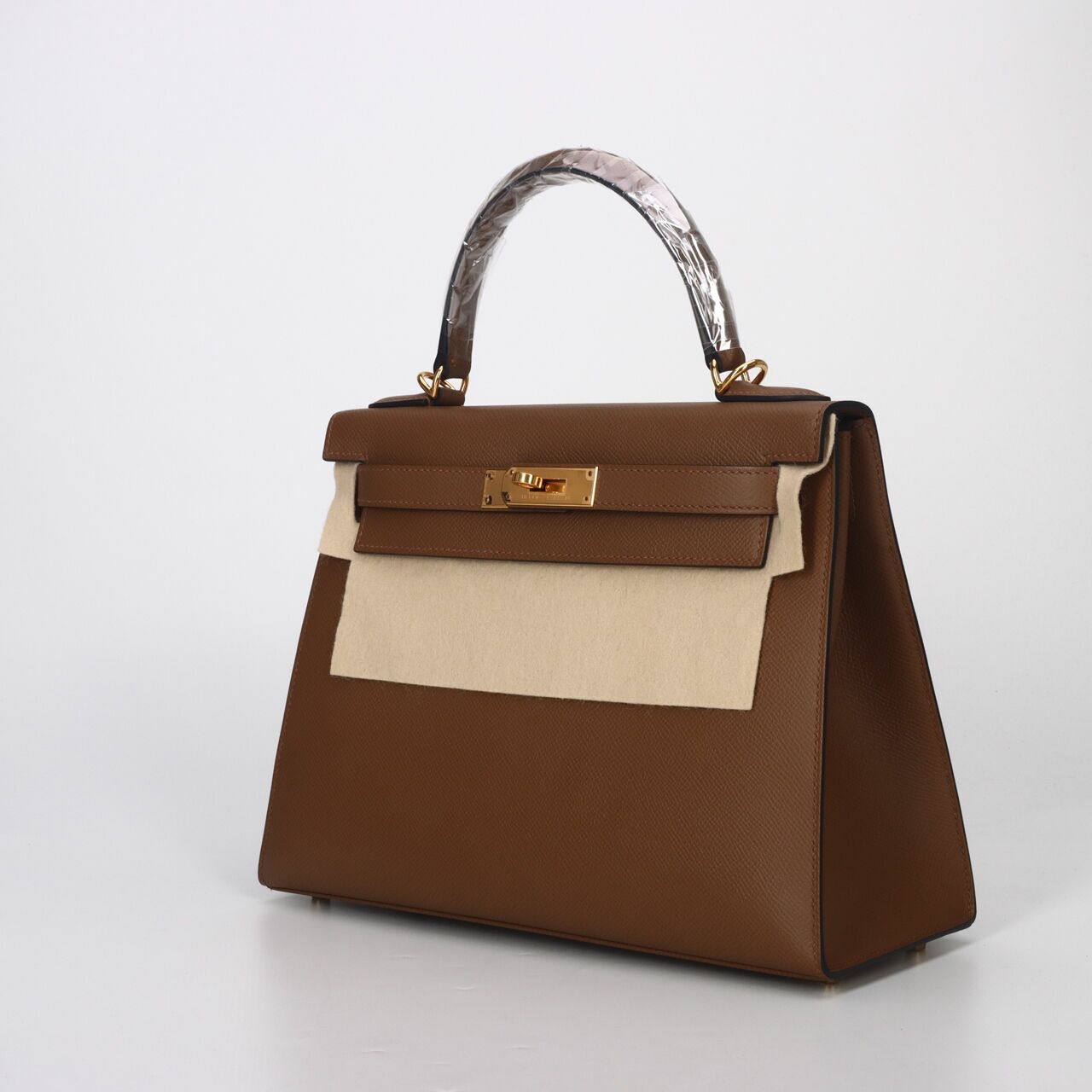 Hermes Kelly 28 Alezan Sellier Epsom GHW Satchel