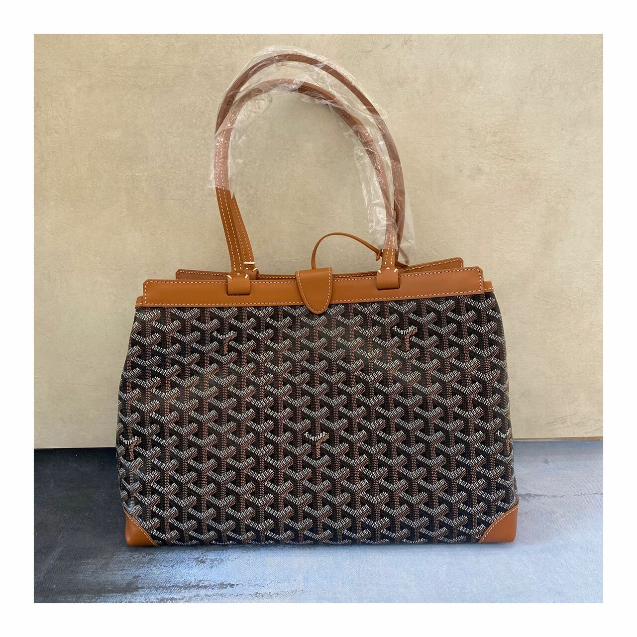 Goyard Bellechasse PM Tan Tote Bag