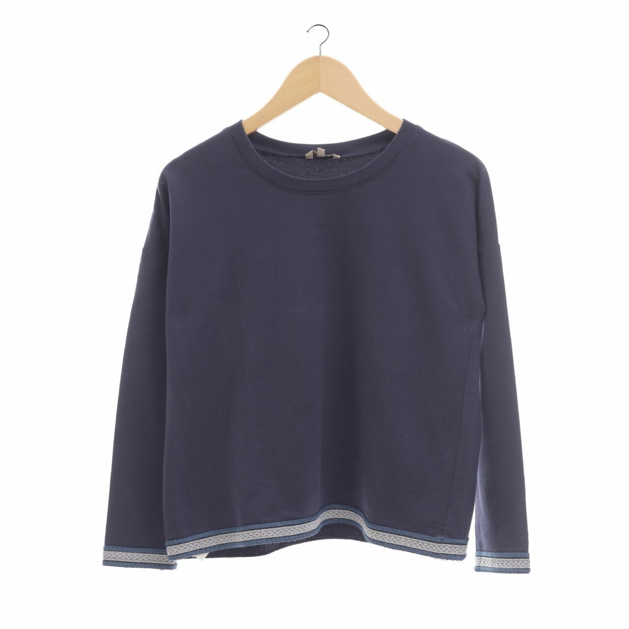 Et Cetera Navy Blouse