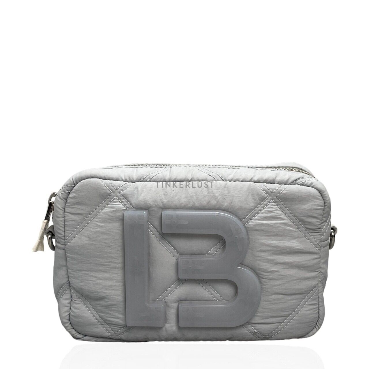 Bimba Y Lola Nylon Padded Extra Small Blue Sling Bag