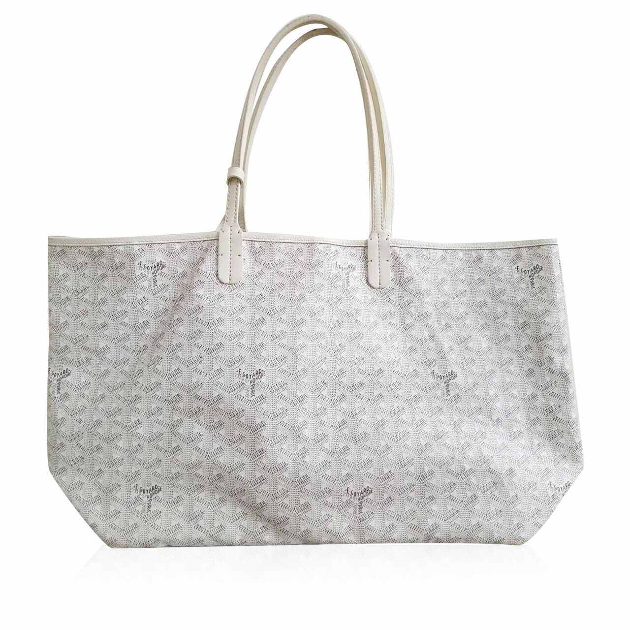 Goyard St. Louis PM White 2012 Tote Bag