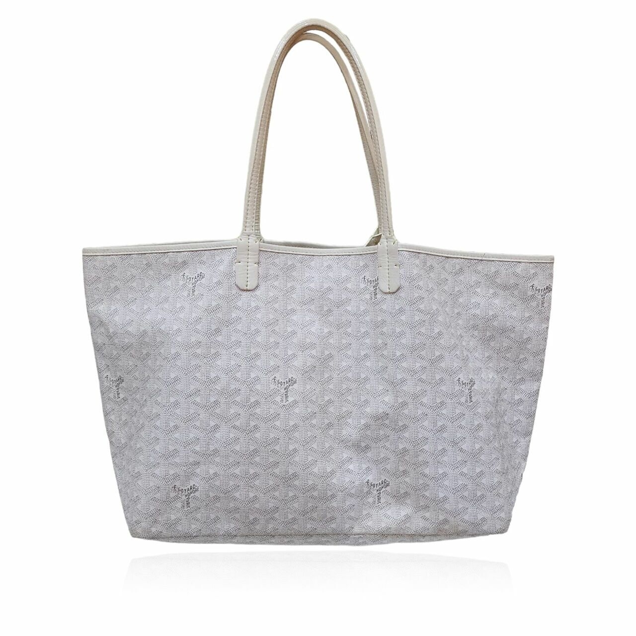 Goyard St. Louis PM White 2012 Tote Bag