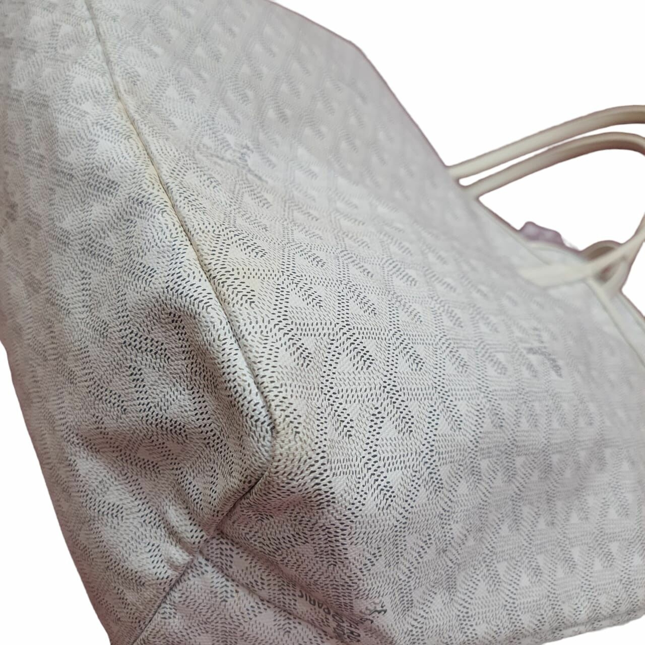 Goyard St. Louis PM White 2012 Tote Bag