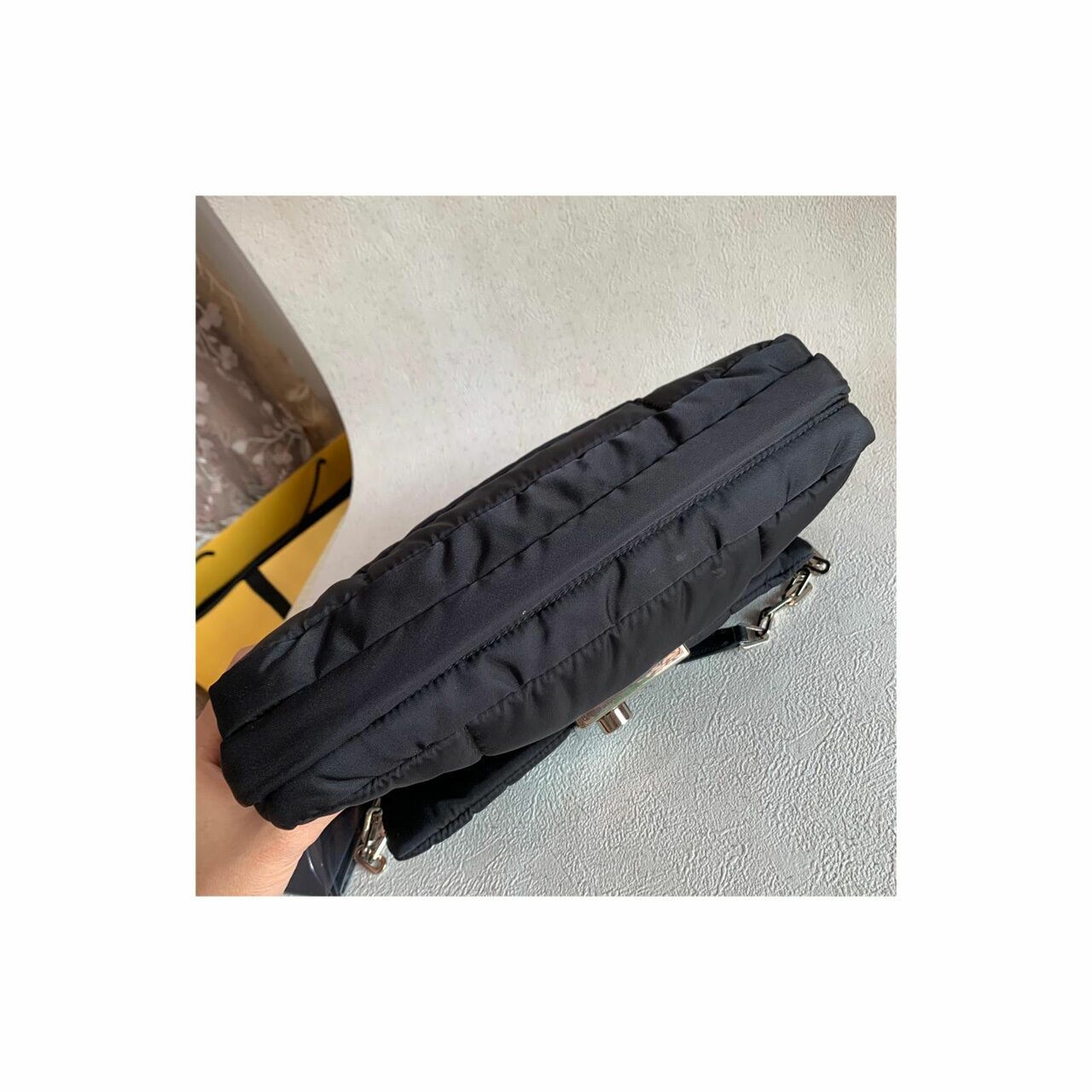  Prada Tessuto Bomber Black 2017 Shoulder Bag