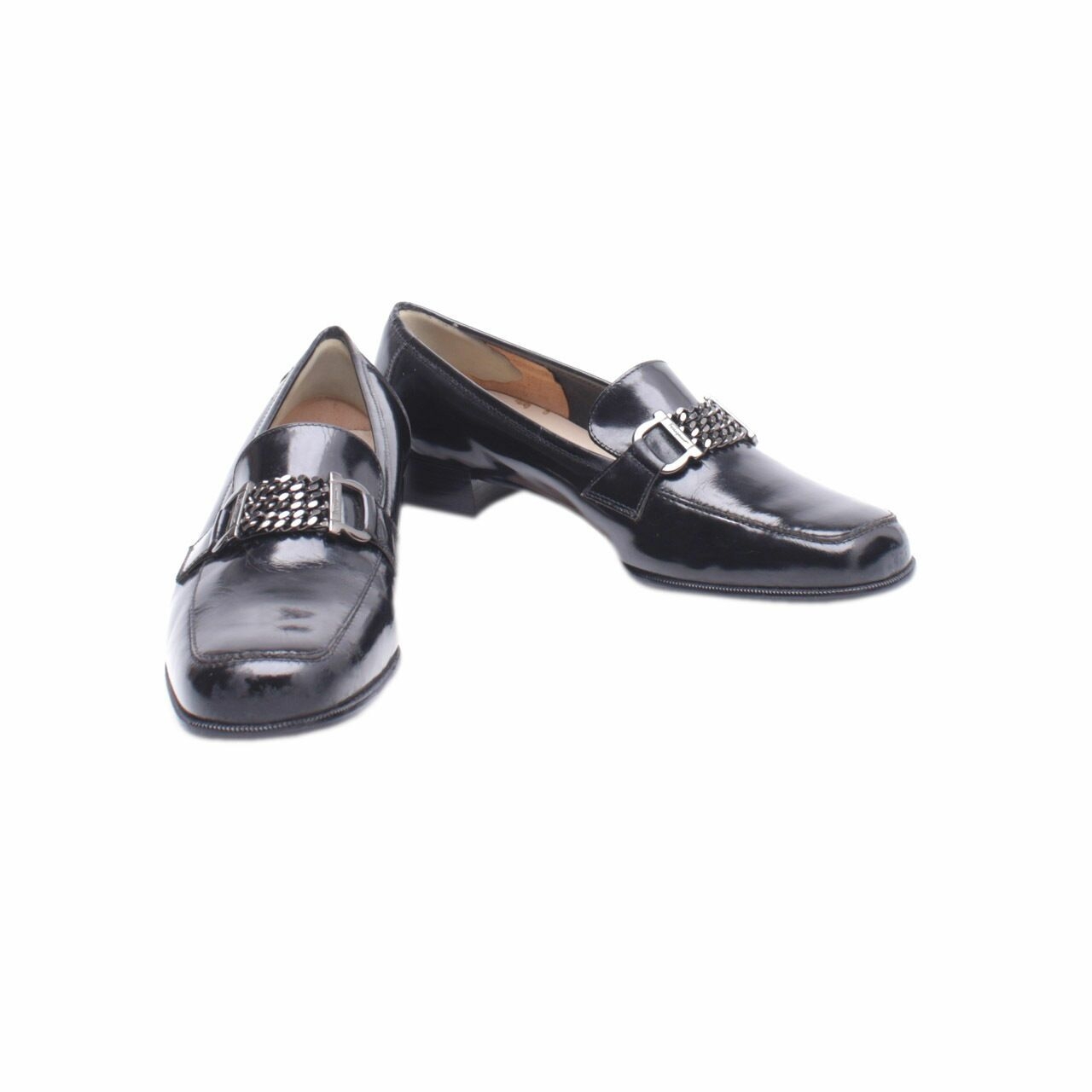 Salvatore Ferragamo Black Loafers