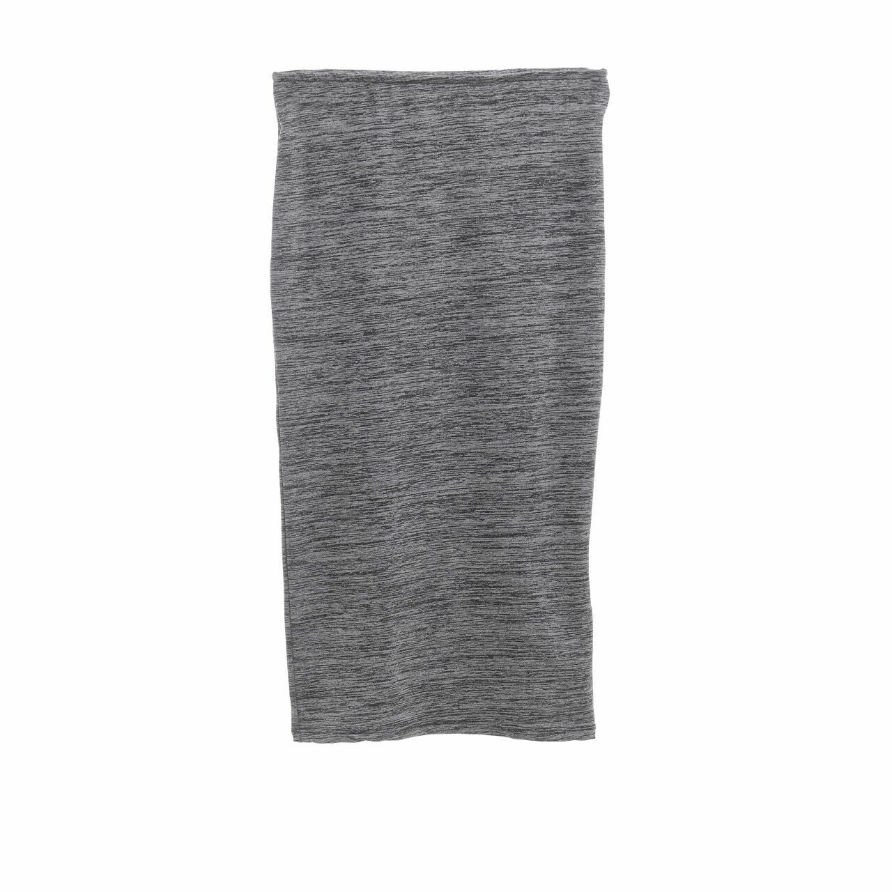 Zara Grey Midi Skirt