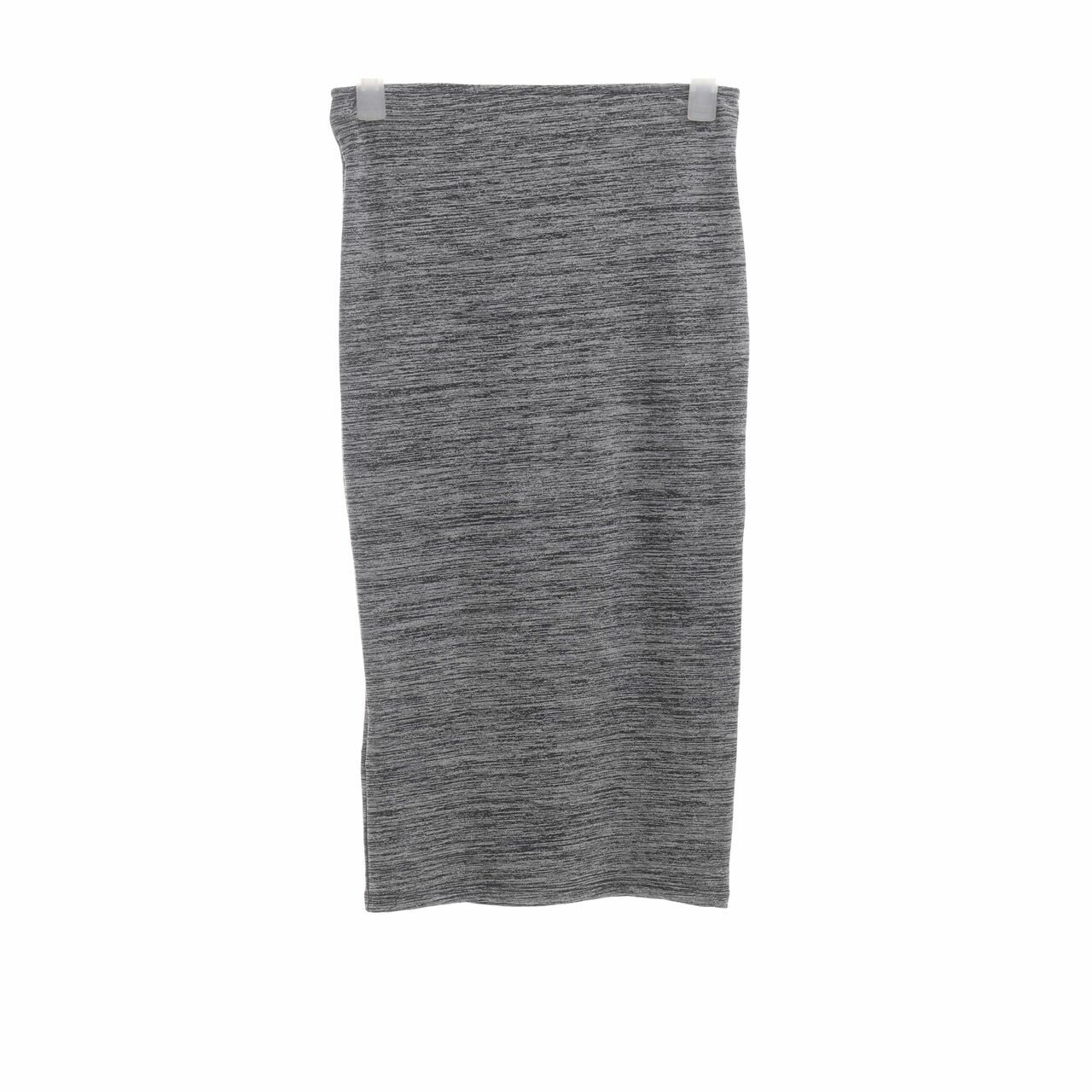 Zara Grey Midi Skirt