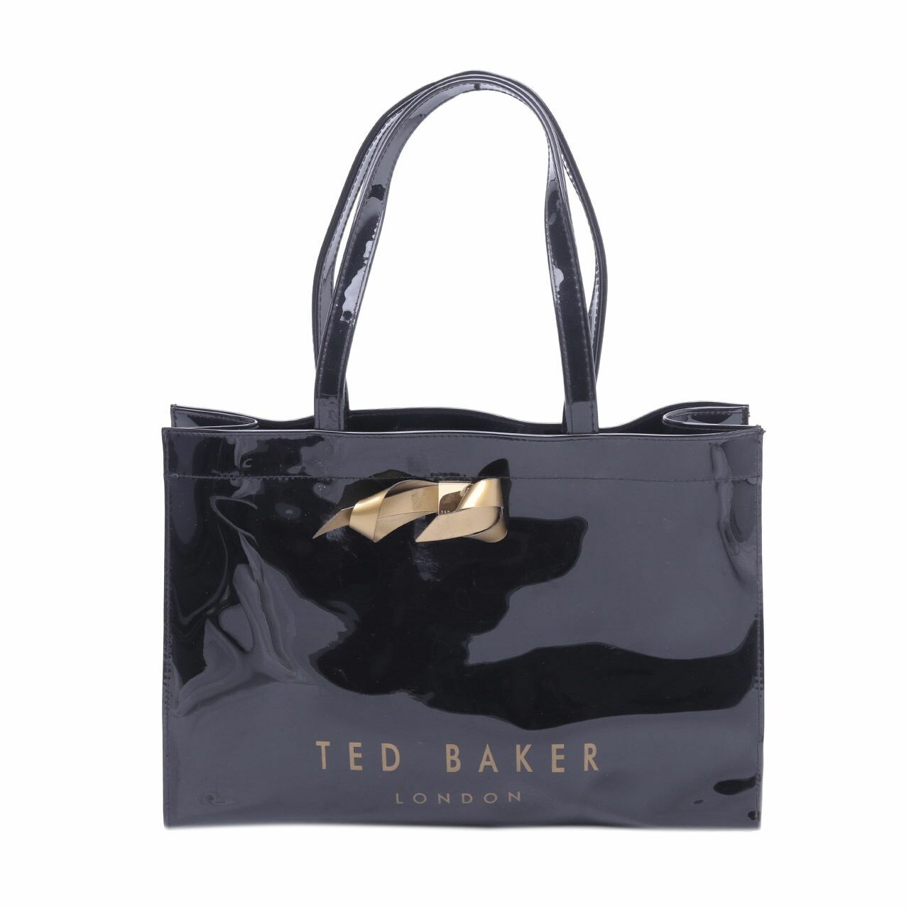 Ted Baker Gold Bow Black Tote Bag