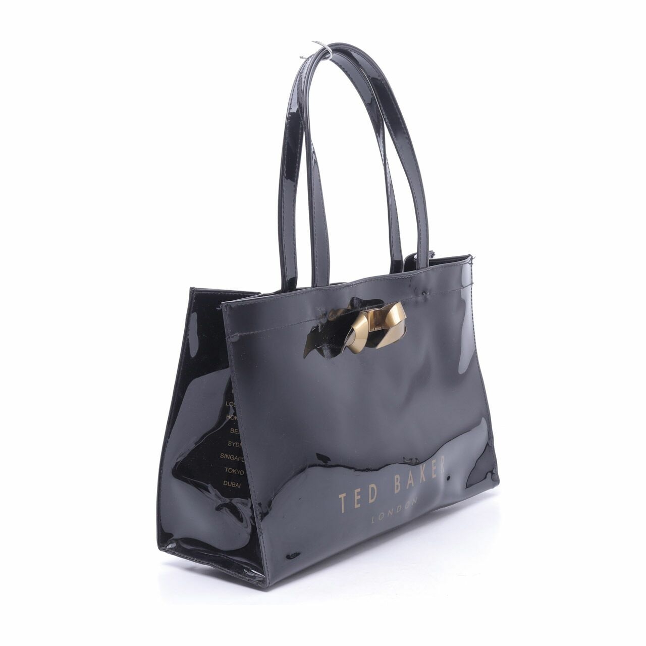 Ted Baker Gold Bow Black Tote Bag