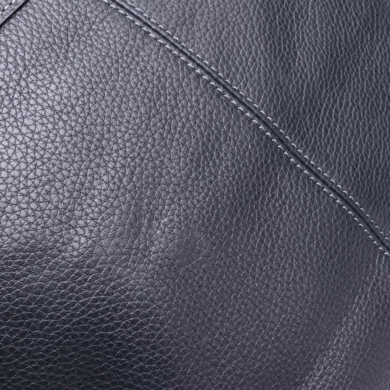 Coach Black Leather Penelope Shoulder Bag