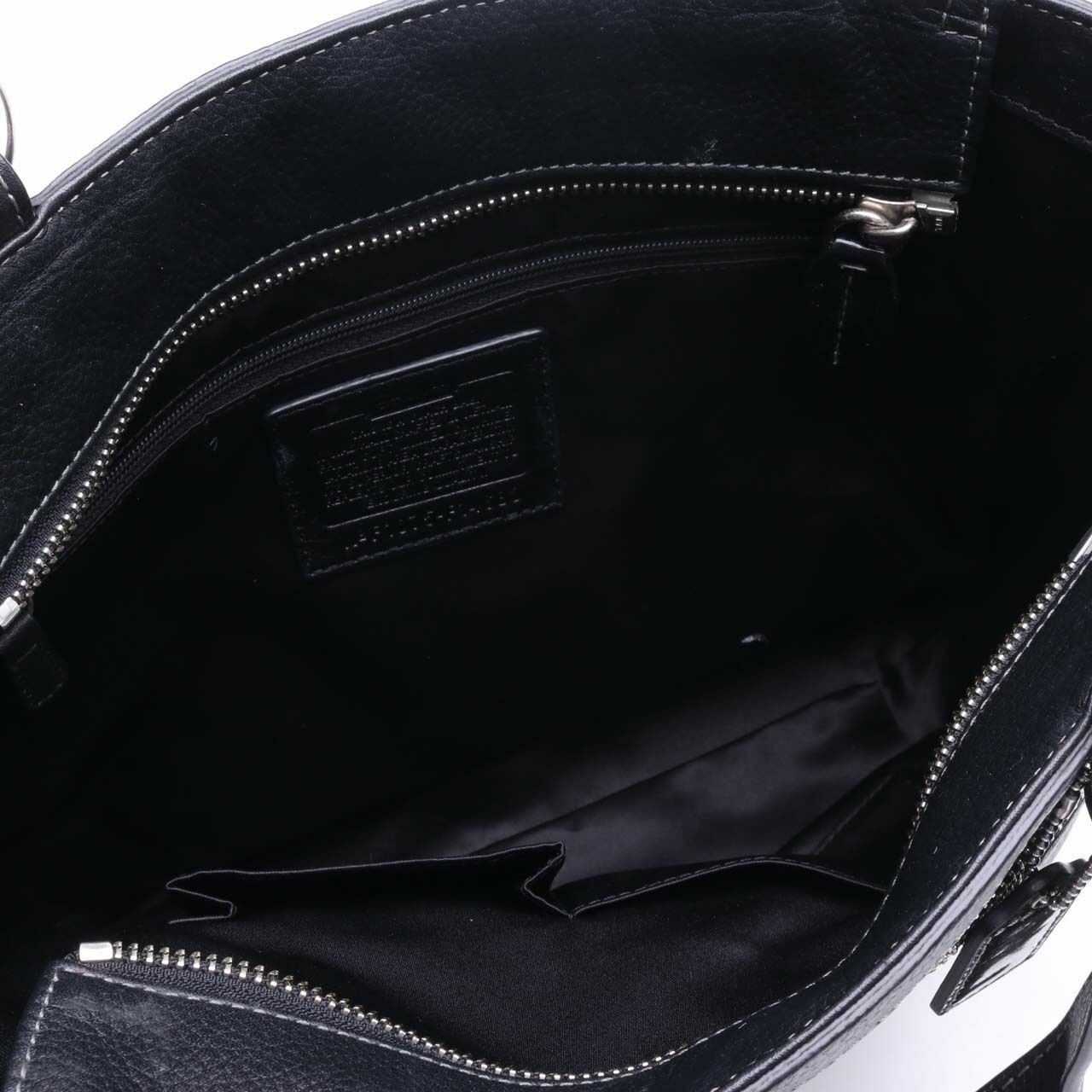 Coach Black Leather Penelope Shoulder Bag