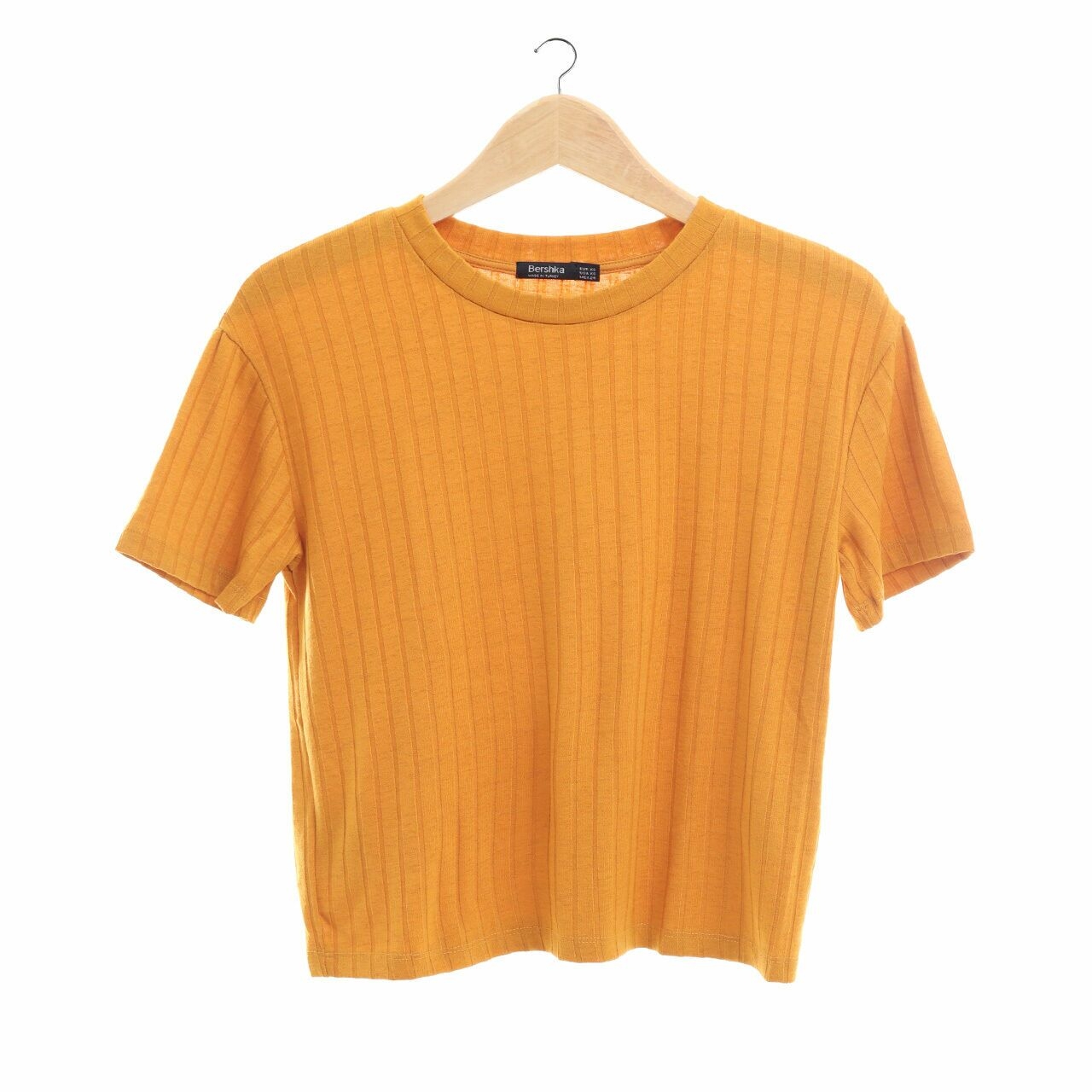 Bershka Mustard Knit Blouse