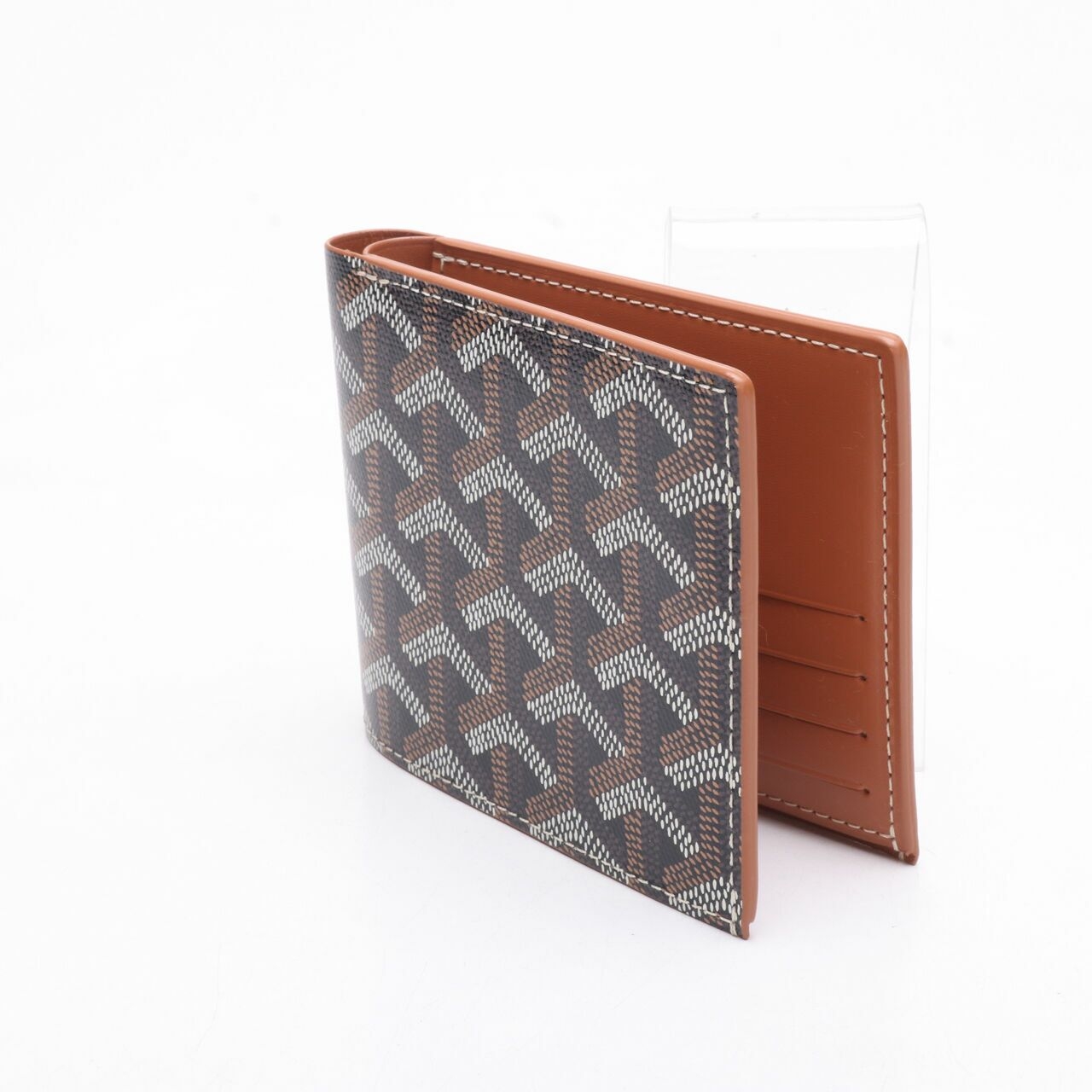 Goyard Goyardine Bi-Fold Wallet Brown