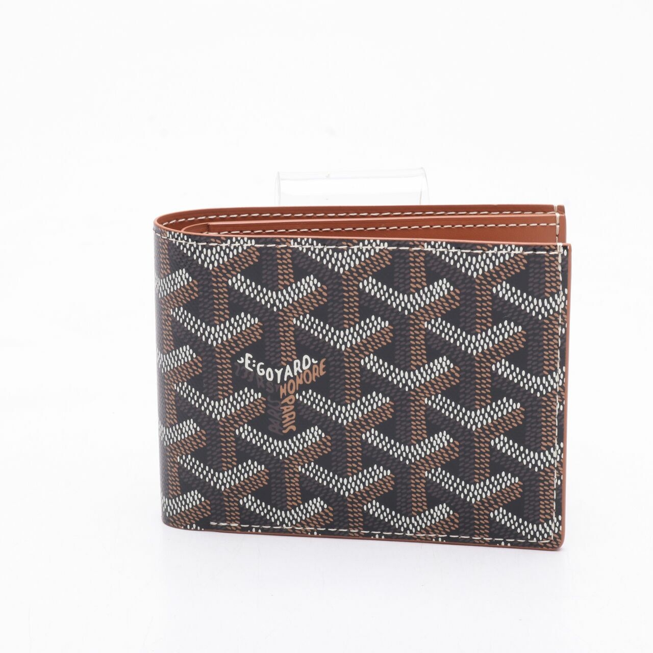 Goyard Goyardine Bi-Fold Wallet Brown