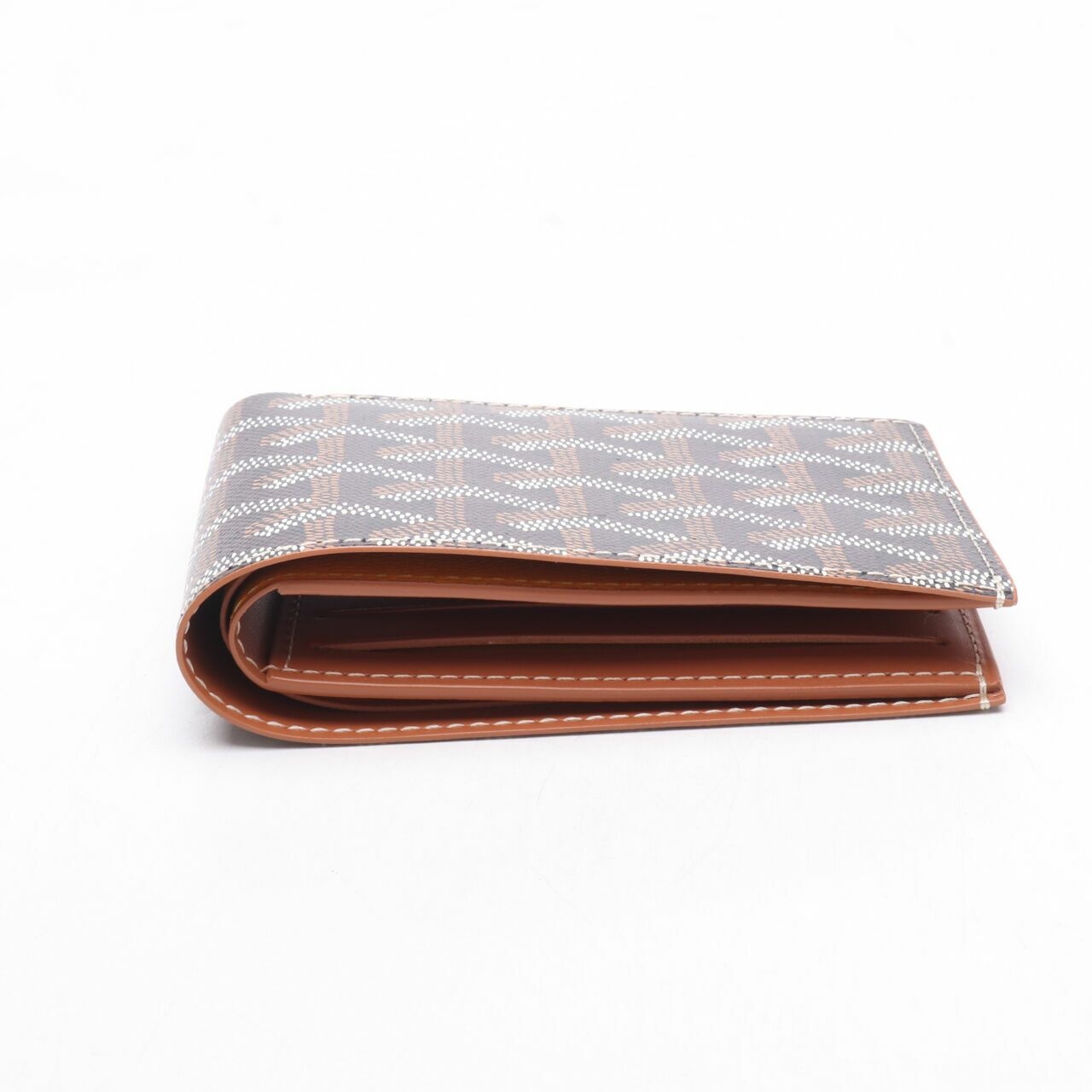 Goyard Goyardine Bi-Fold Wallet Brown