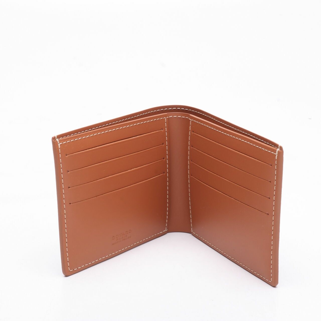 Goyard Goyardine Bi-Fold Wallet Brown