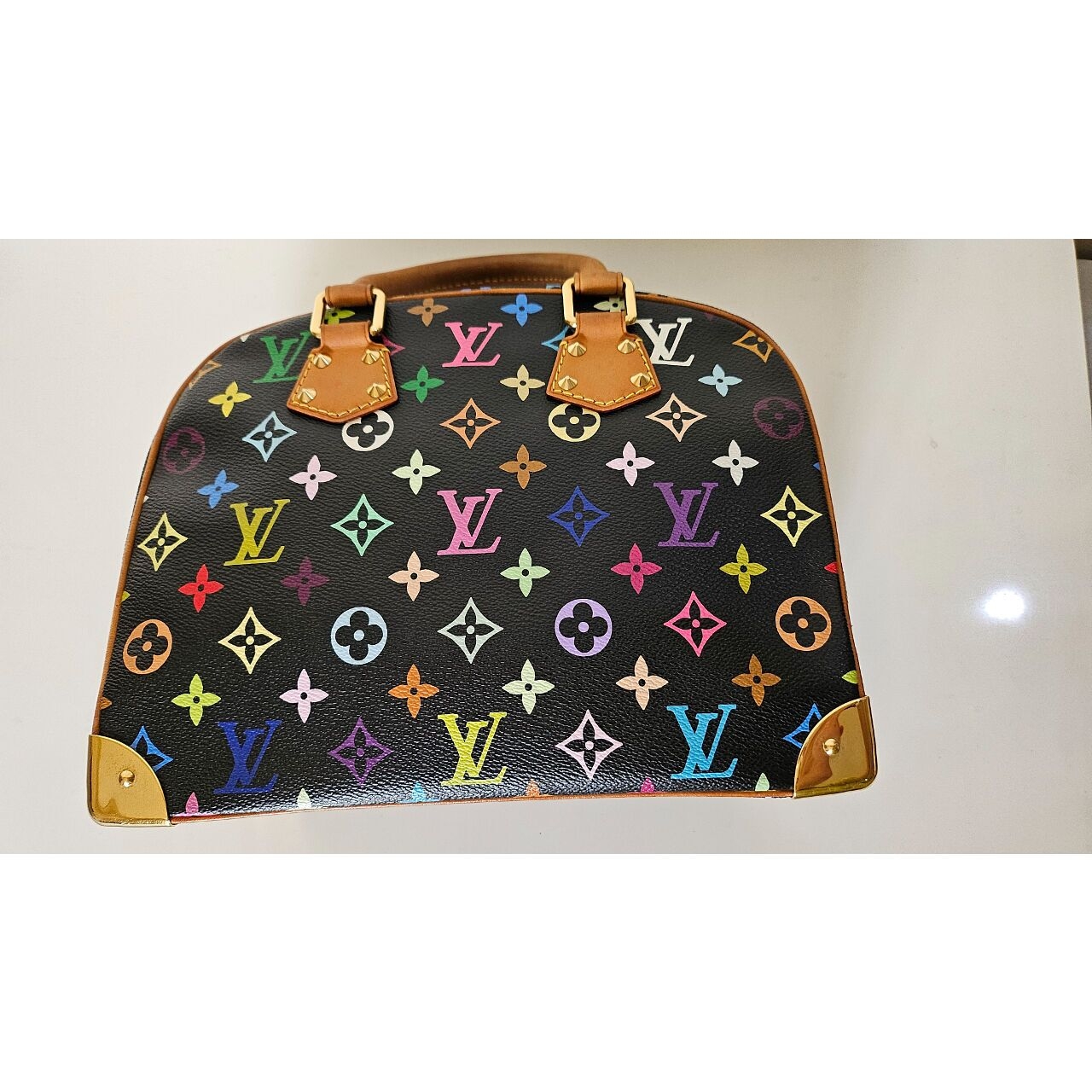 Louis Vuitton Trouville Multicolor Monogram Noir Bag