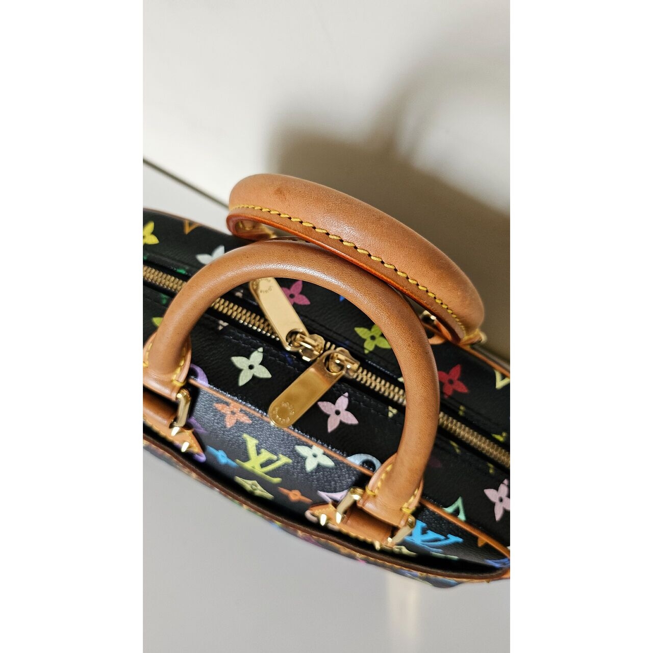 Louis Vuitton Trouville Multicolor Monogram Noir Bag