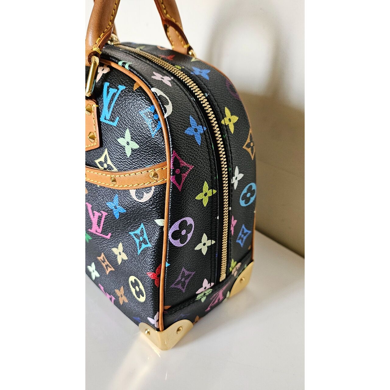 Louis Vuitton Trouville Multicolor Monogram Noir Bag