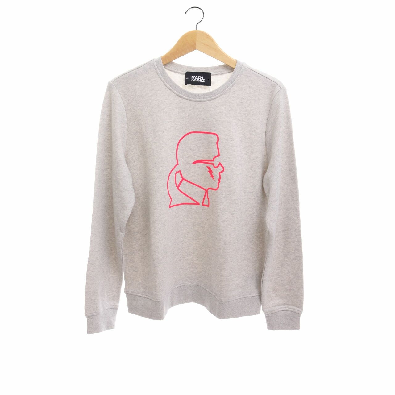 Karl Lagerfeld Women Sweatshirt with Pink Karl Ikonik